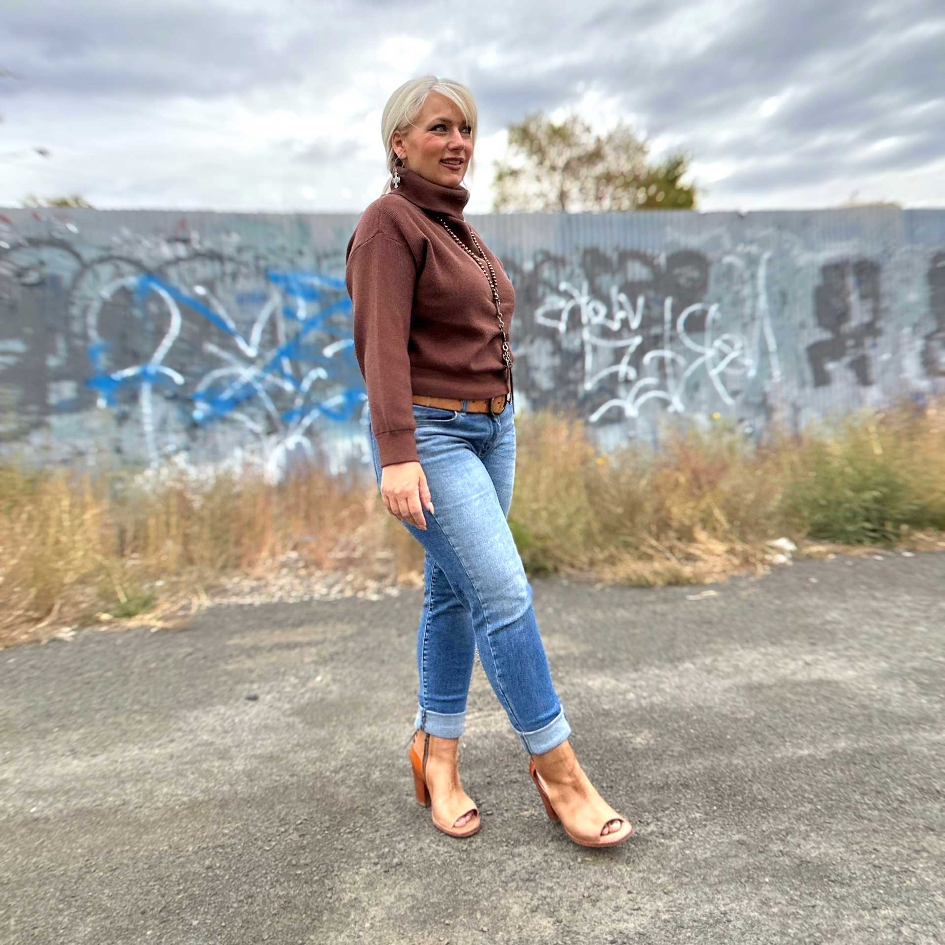 cigarette fit jeans Dawn Cigarette Fit Jeans