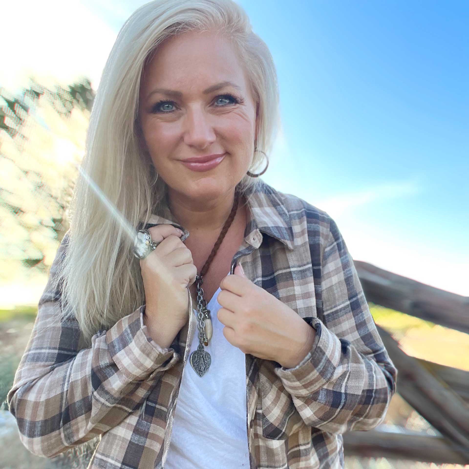 Dutton Plaid Shirt (Walnut)