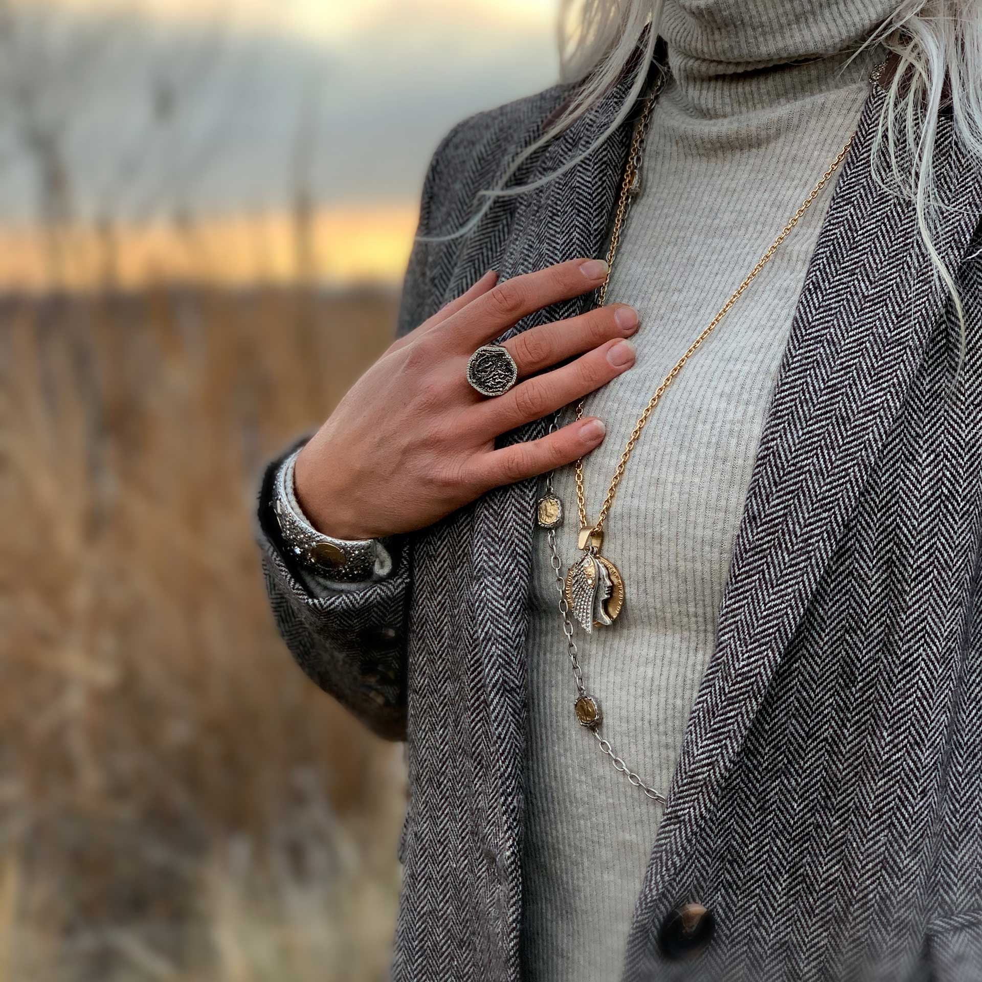 Ella Herringbone Blazer