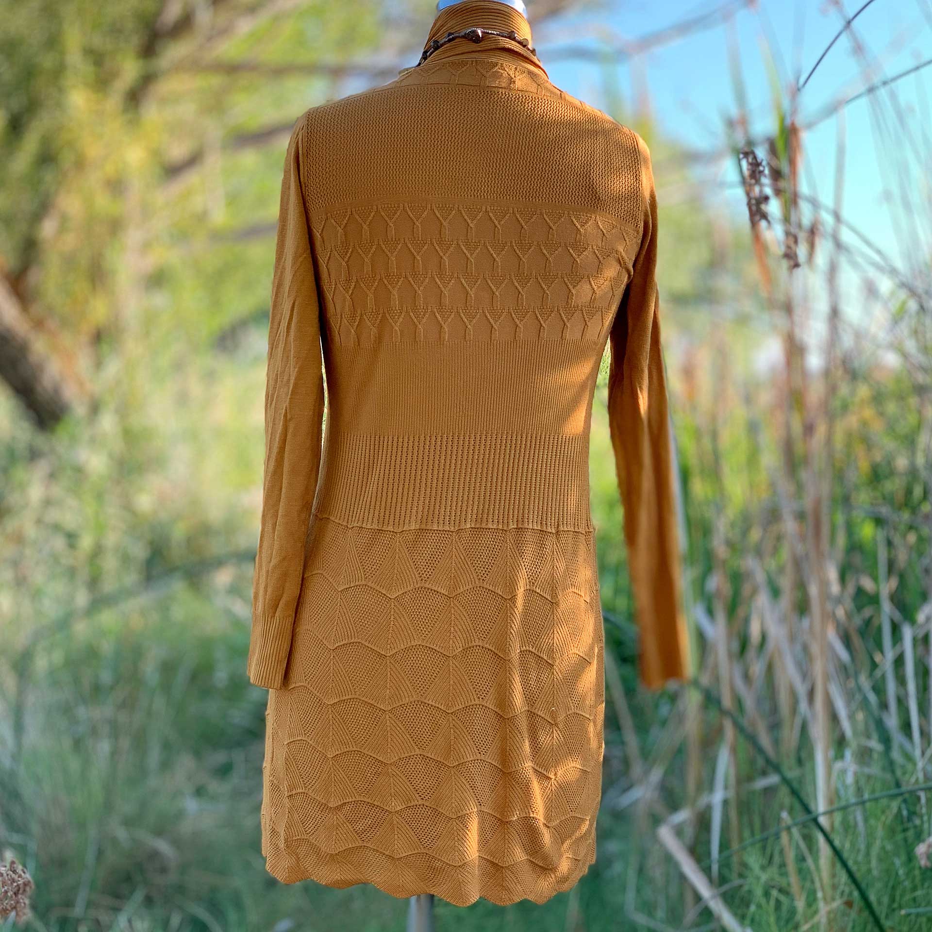 Emma Textured Cardigan (Marigold)