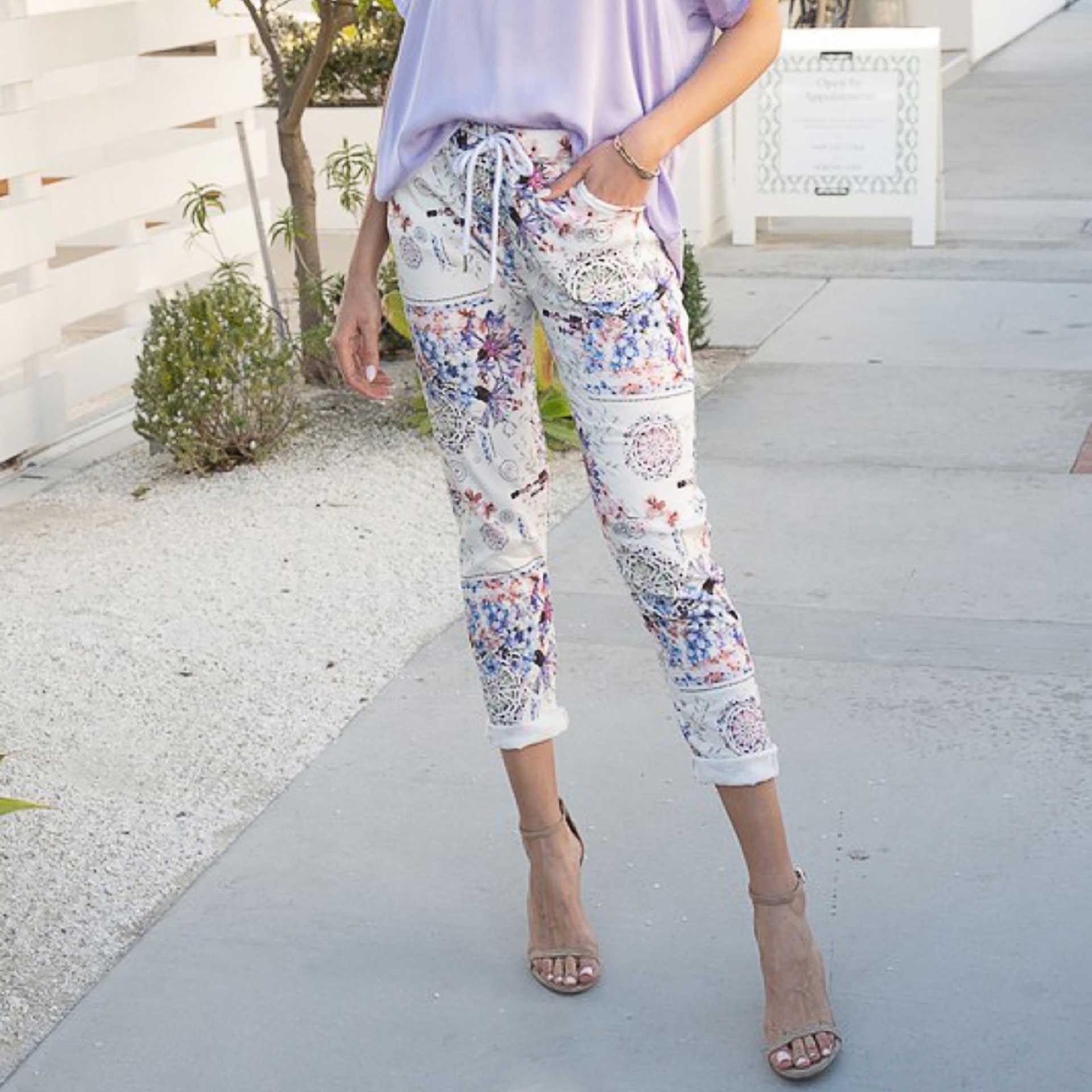 Farrah Crinkle Jogger (Lilac Dream)