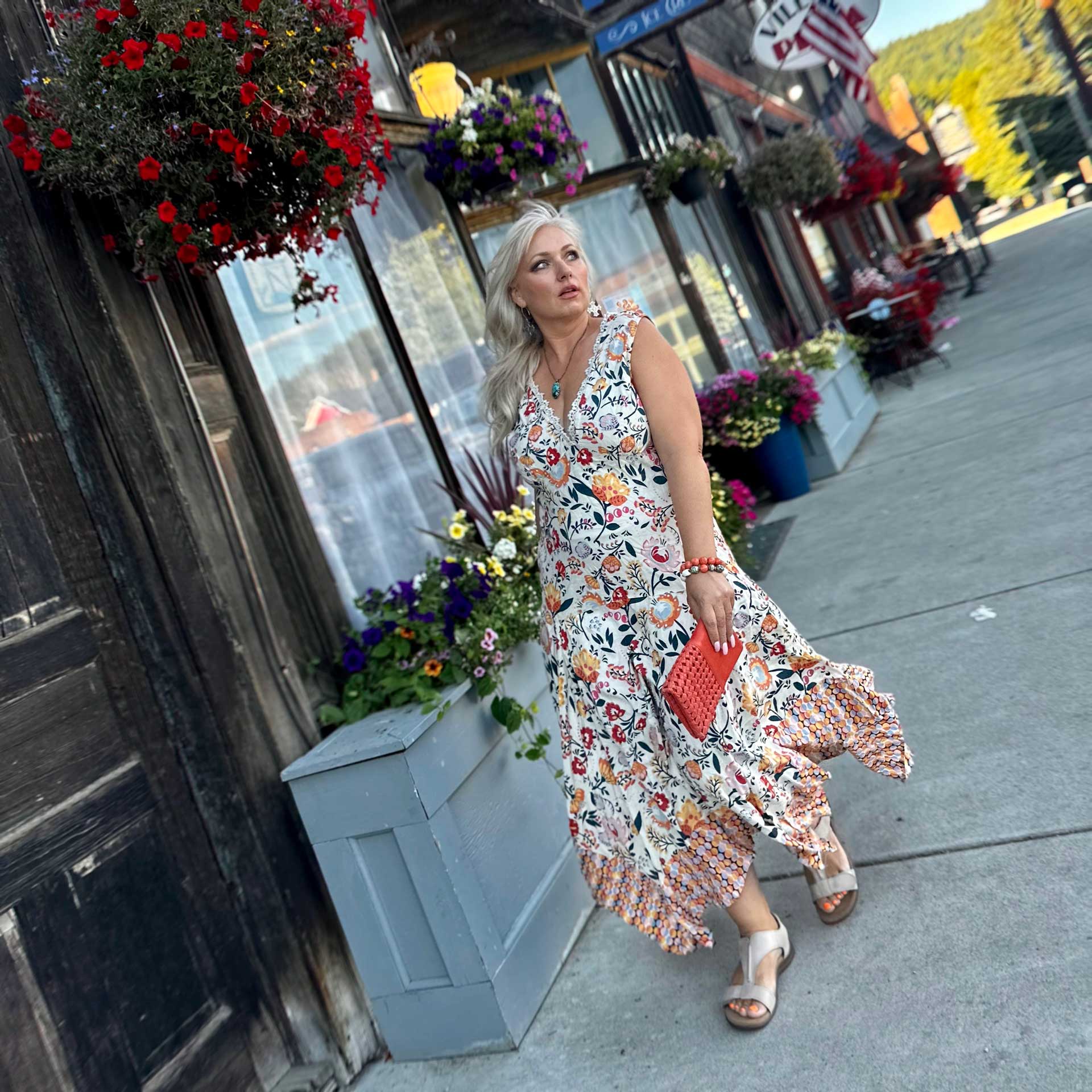 HAZELWOOD GARDEN WOVEN MAXI DRESS main image 0