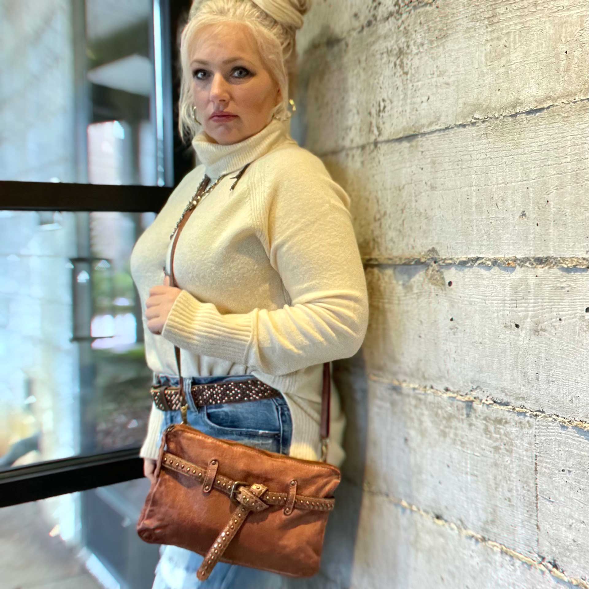 Fortune's Daughter Crossbody Bag (Cognac)