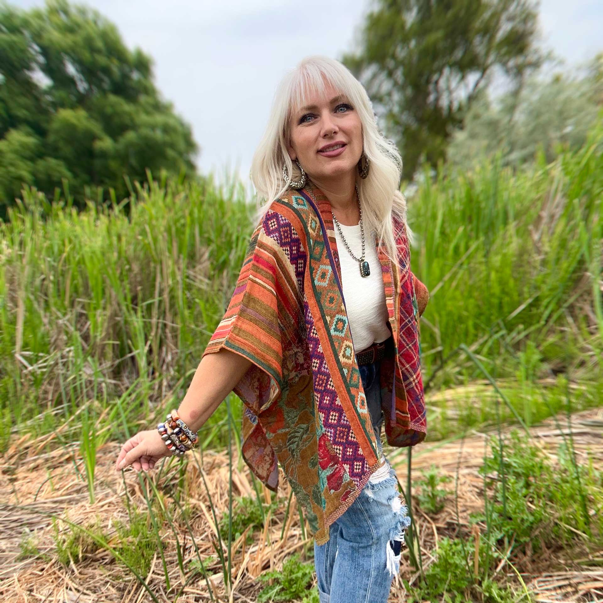 Free-Spirited Short Kimono