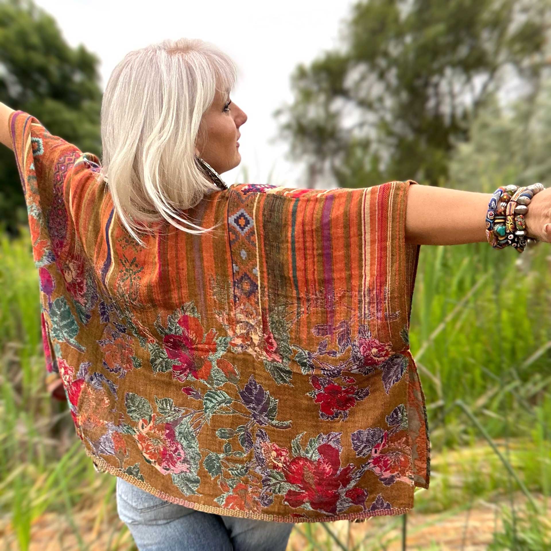 Free-Spirited Short Kimono