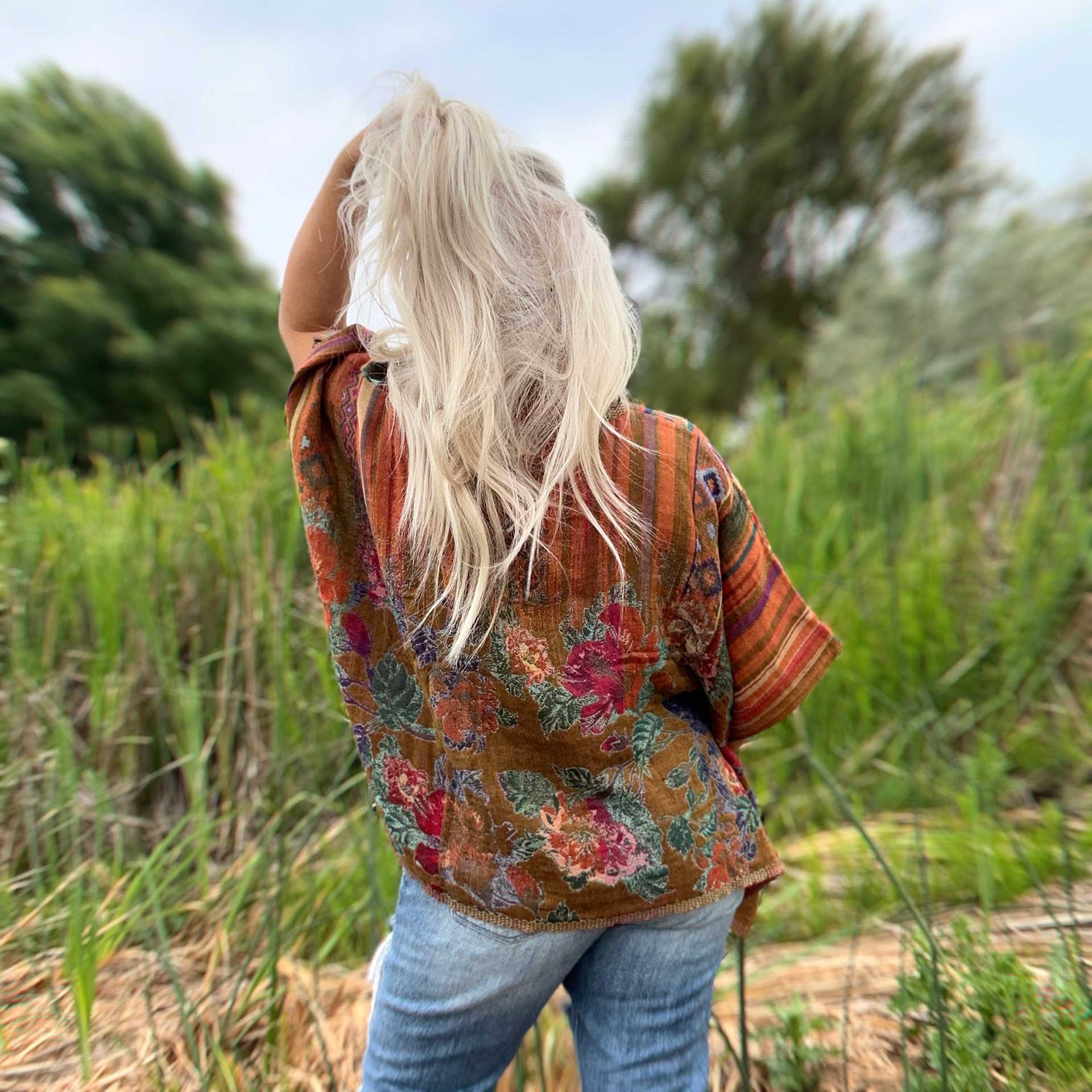 Free-Spirited Short Kimono