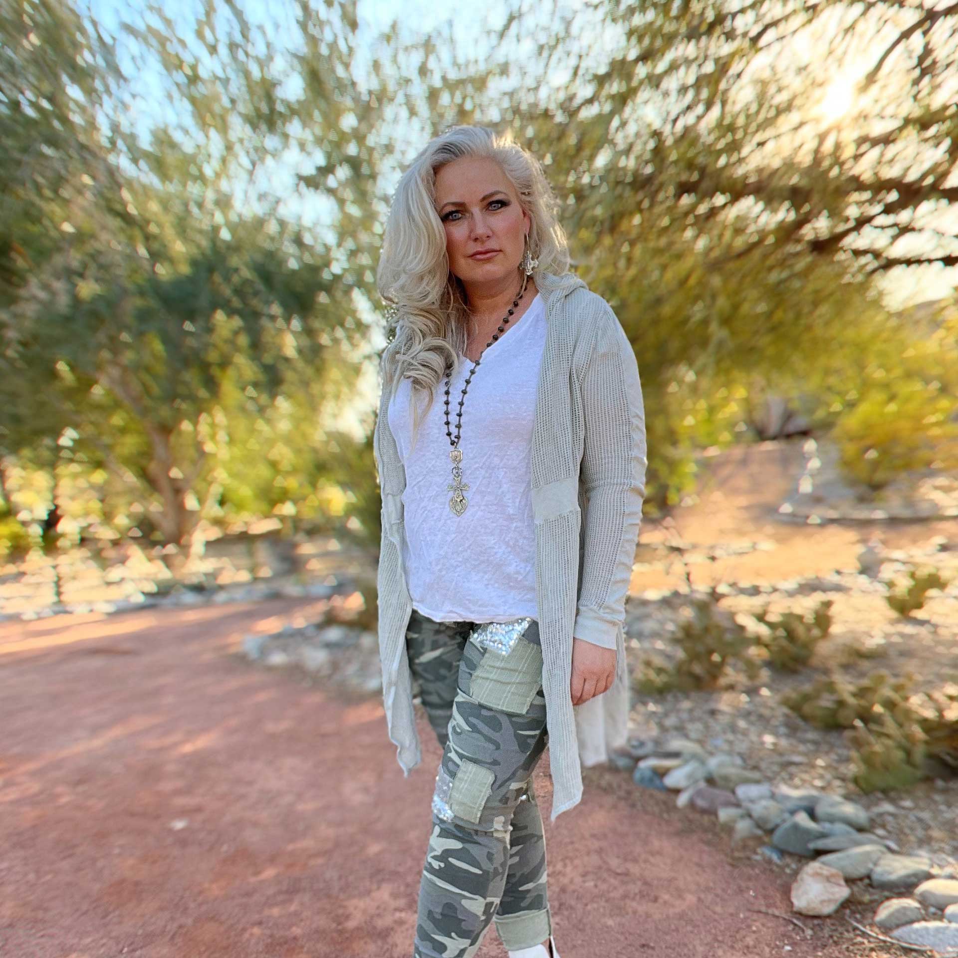 Genesis Hooded Cardigan (Moss)