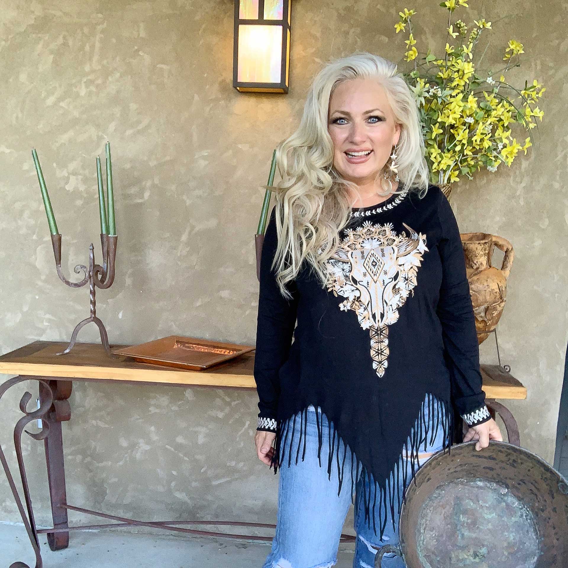 Gypsy Traveler Fringe Top