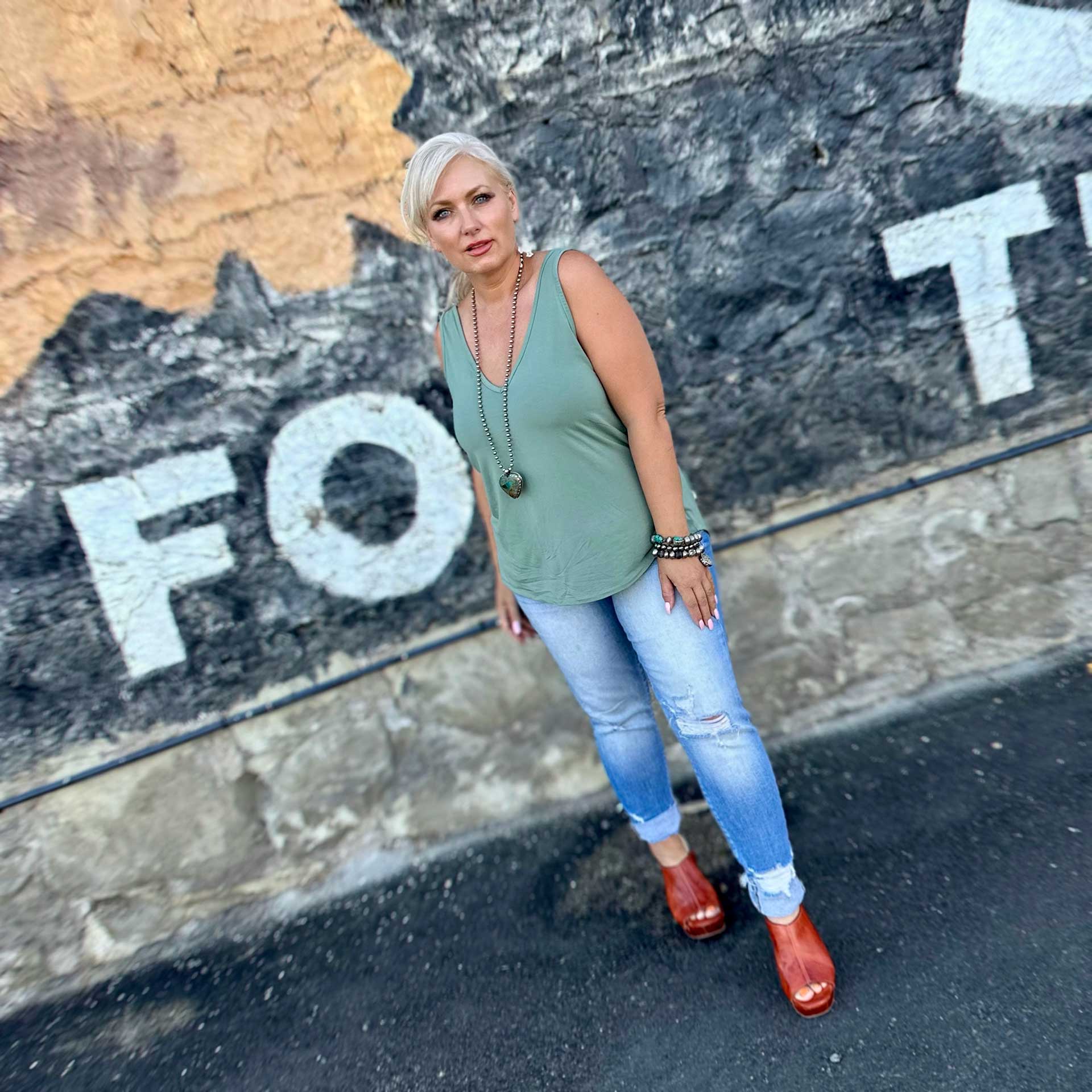 Heaven Sent Bamboo Tank (Moss)