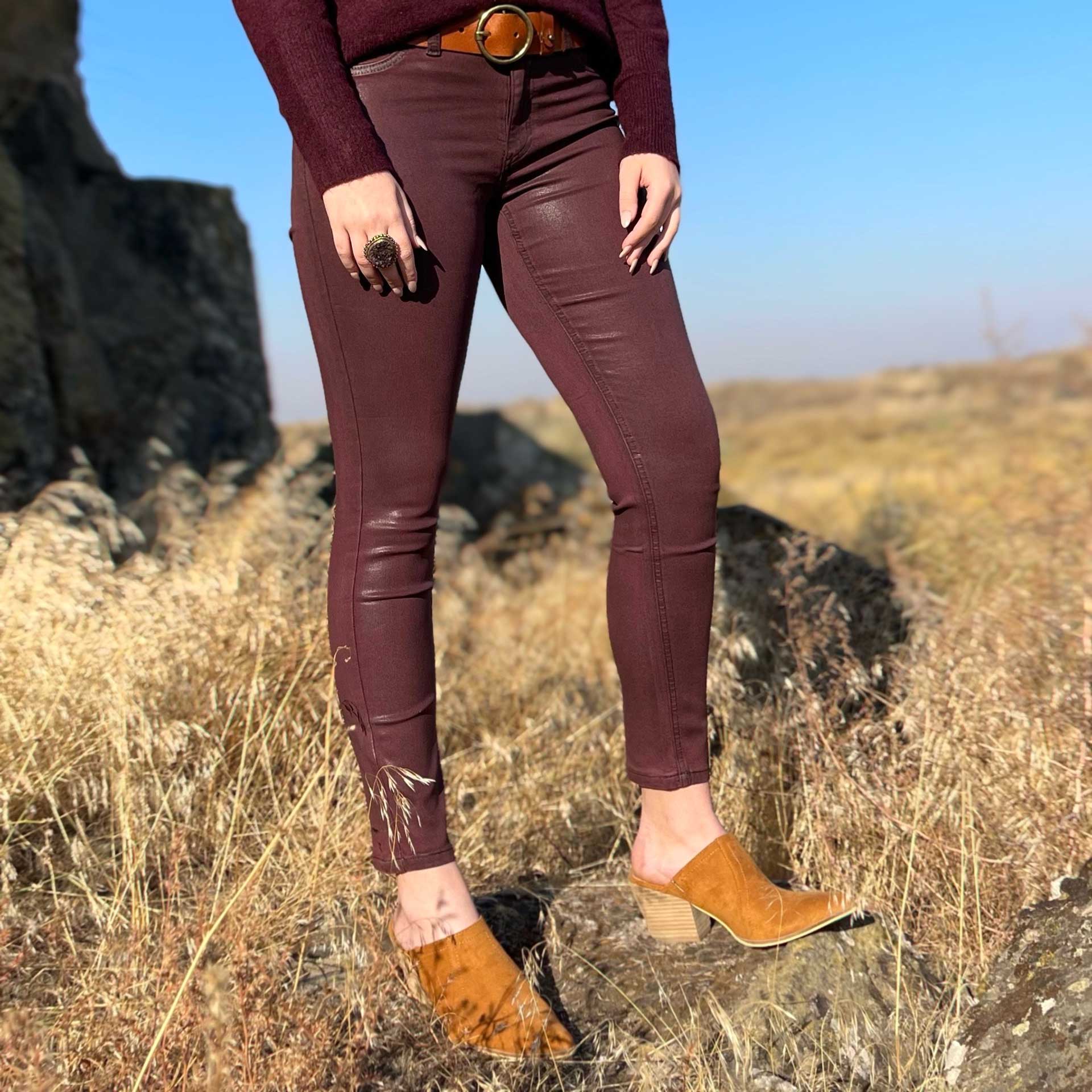 It Factor Coated Skinny Jeans