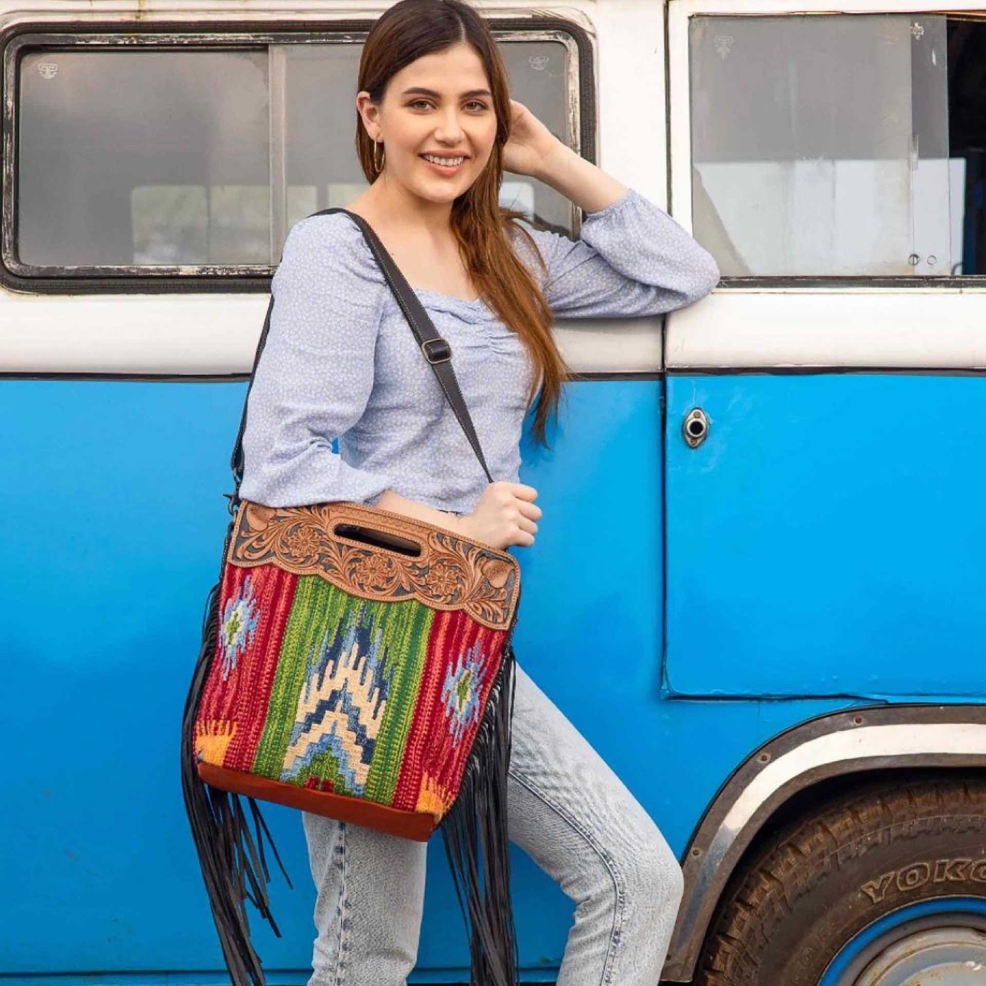 Jardin Hand-Tooled Bag