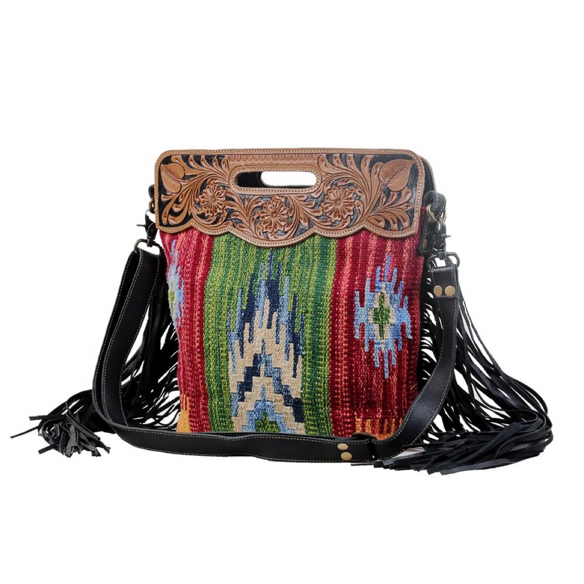Jardin Hand-Tooled Bag