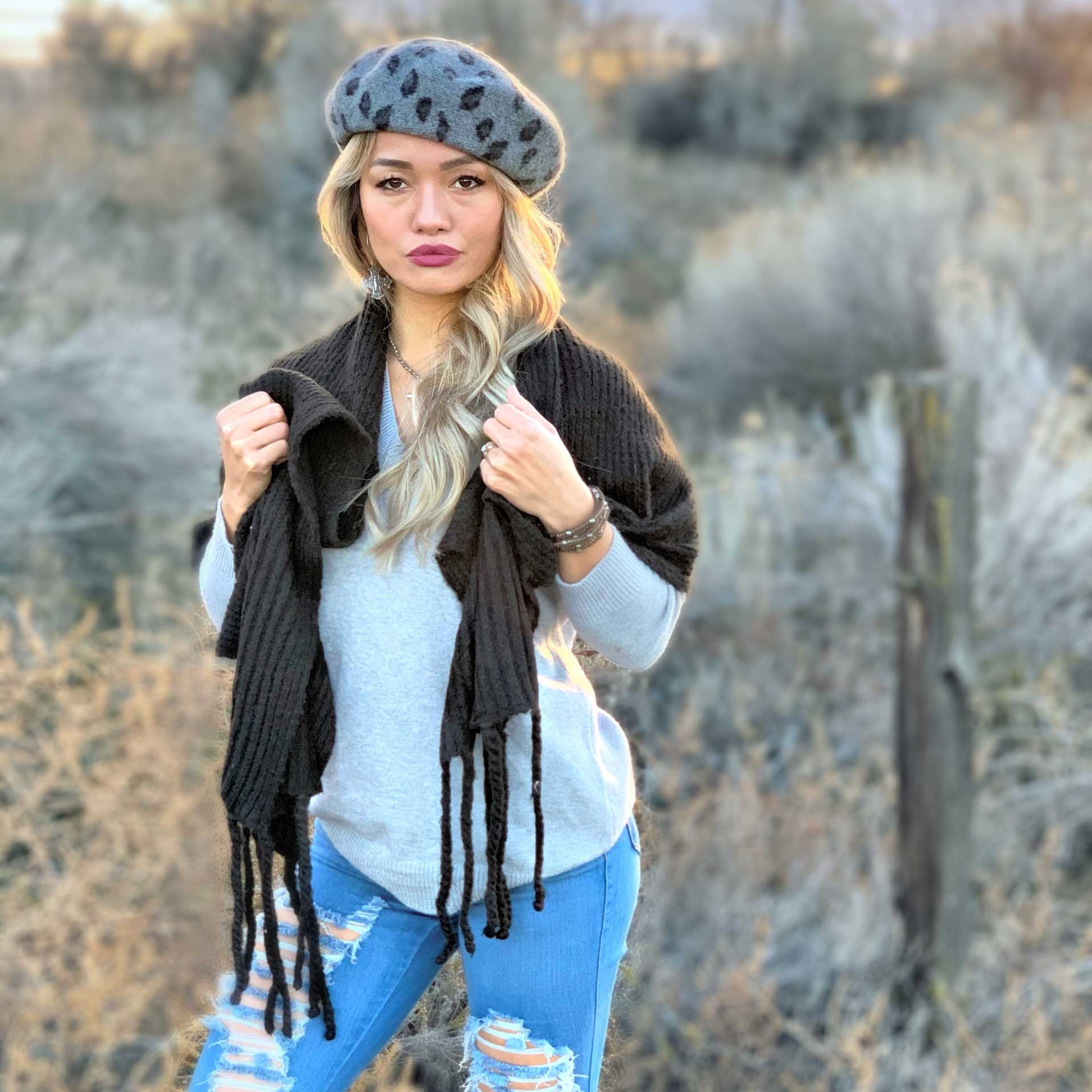 Kyla Fringe Scarf