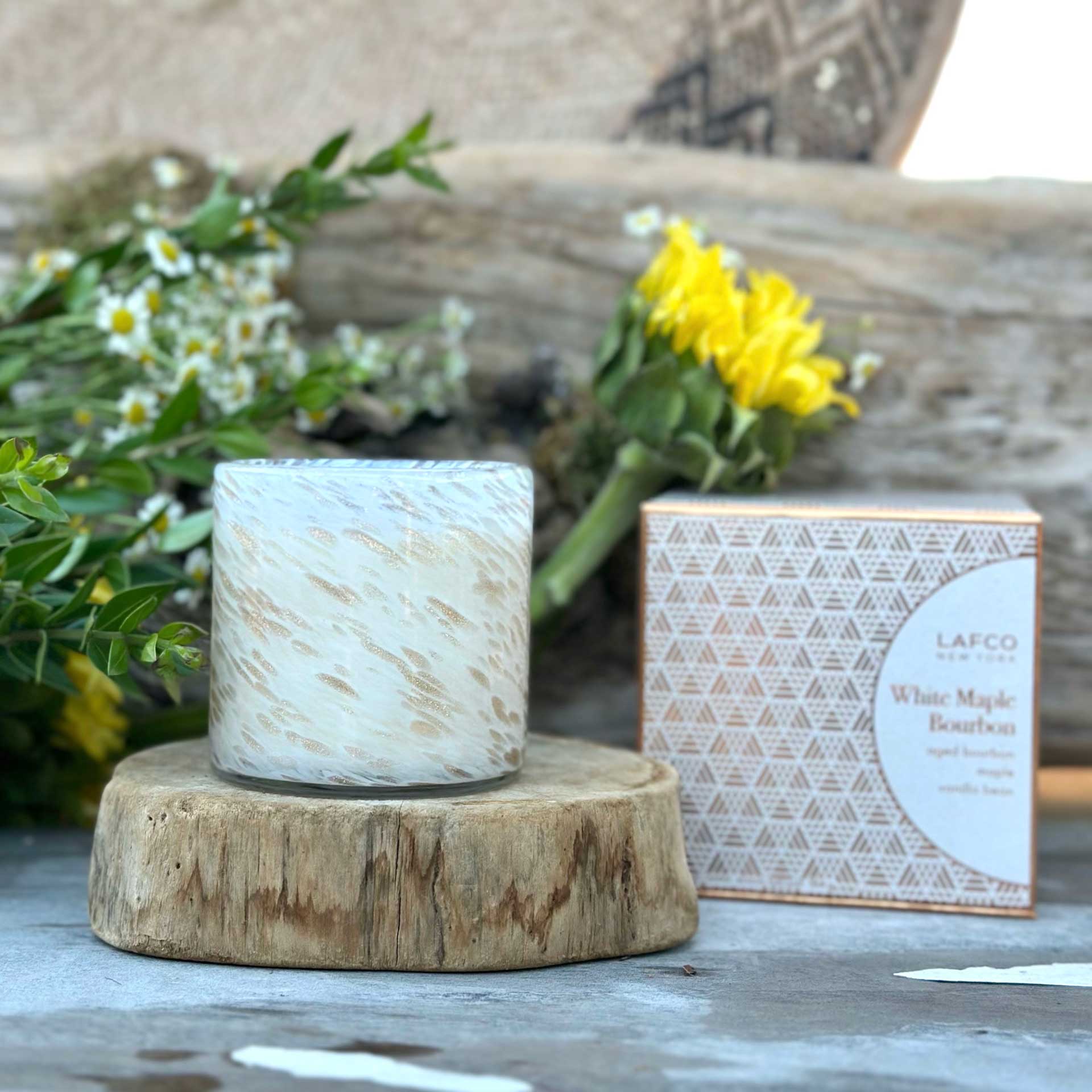 Lafco White Maple Bourbon Candle (Petite)