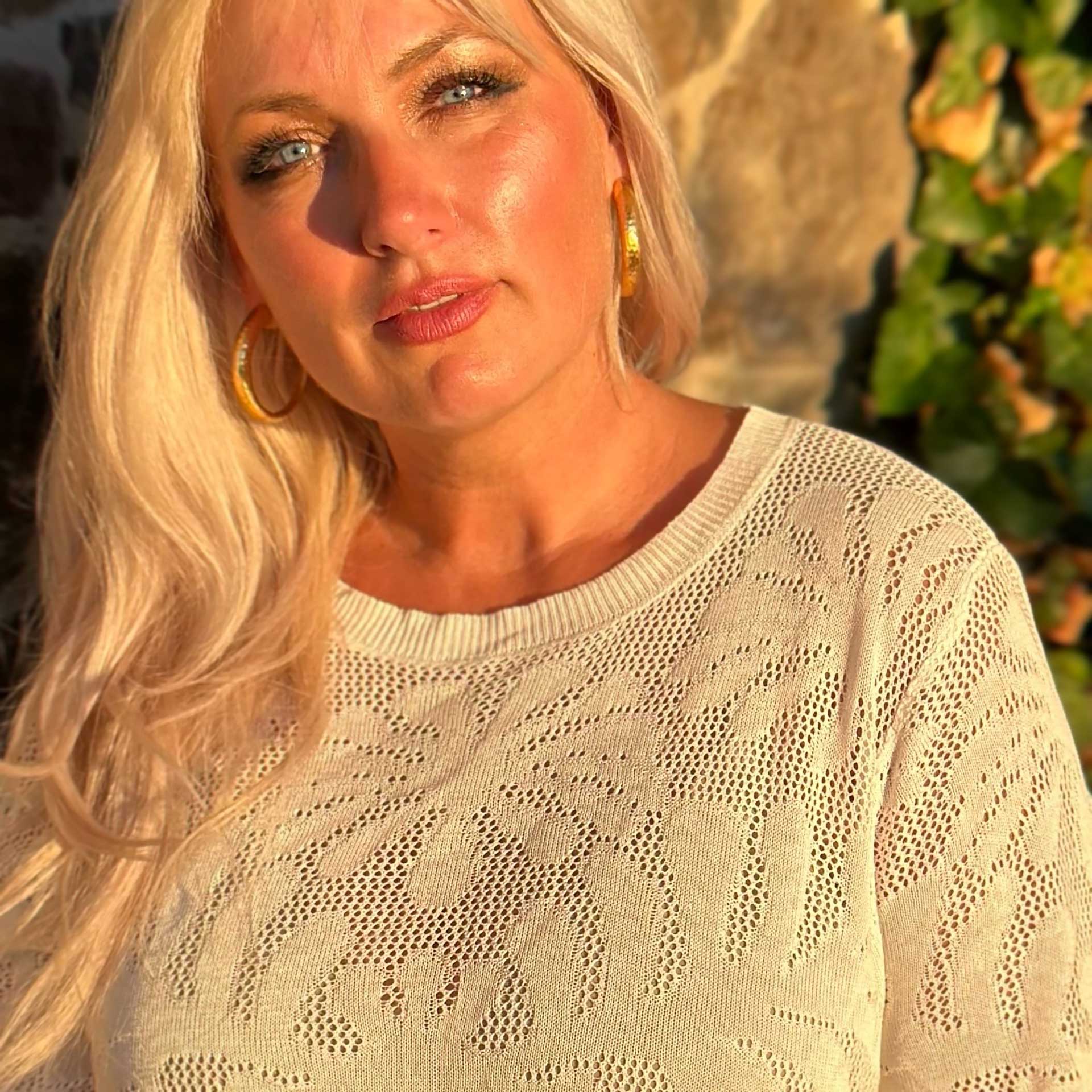 Laurel Lace Crewneck Tee