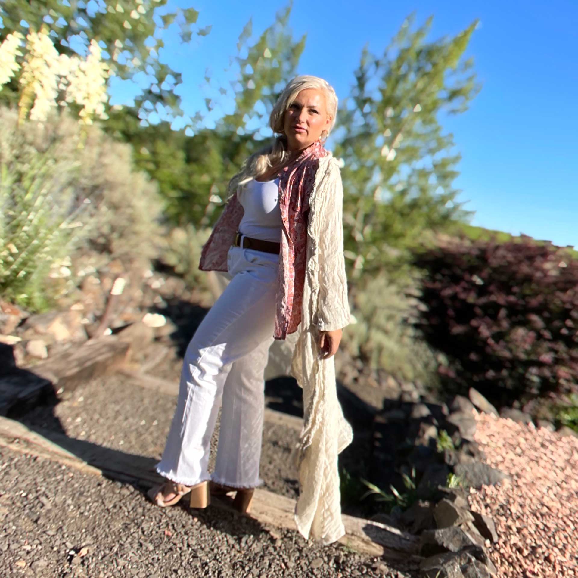 Layla Linen Duster (Flax)