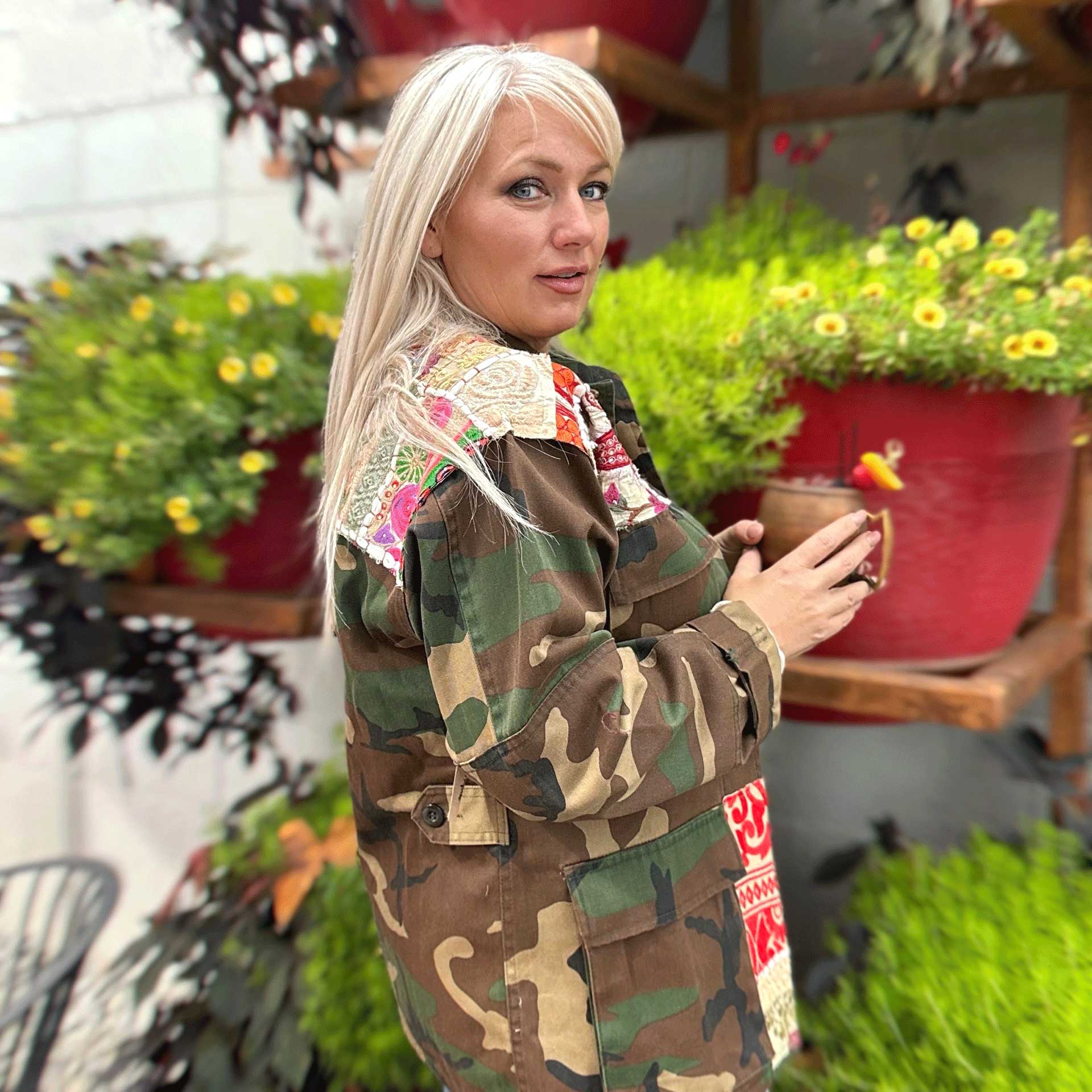 Love Letter Embellished Vintage Camo #12
