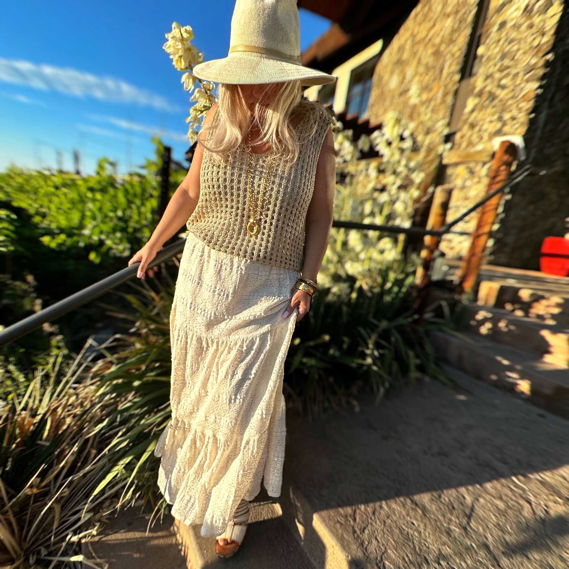 Love Shack Lace Maxi Skirt