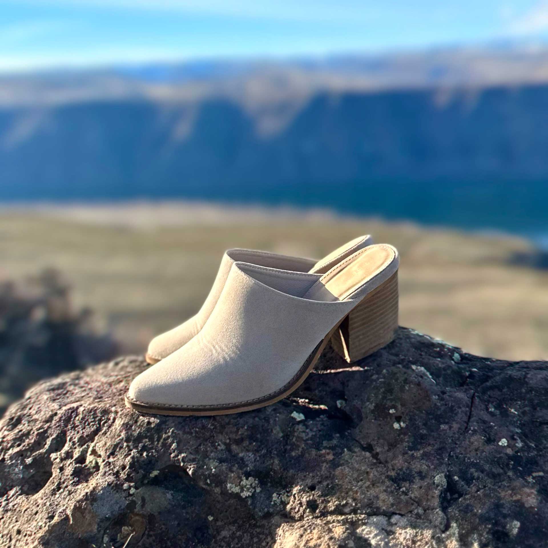 Marfa Taupe Mule