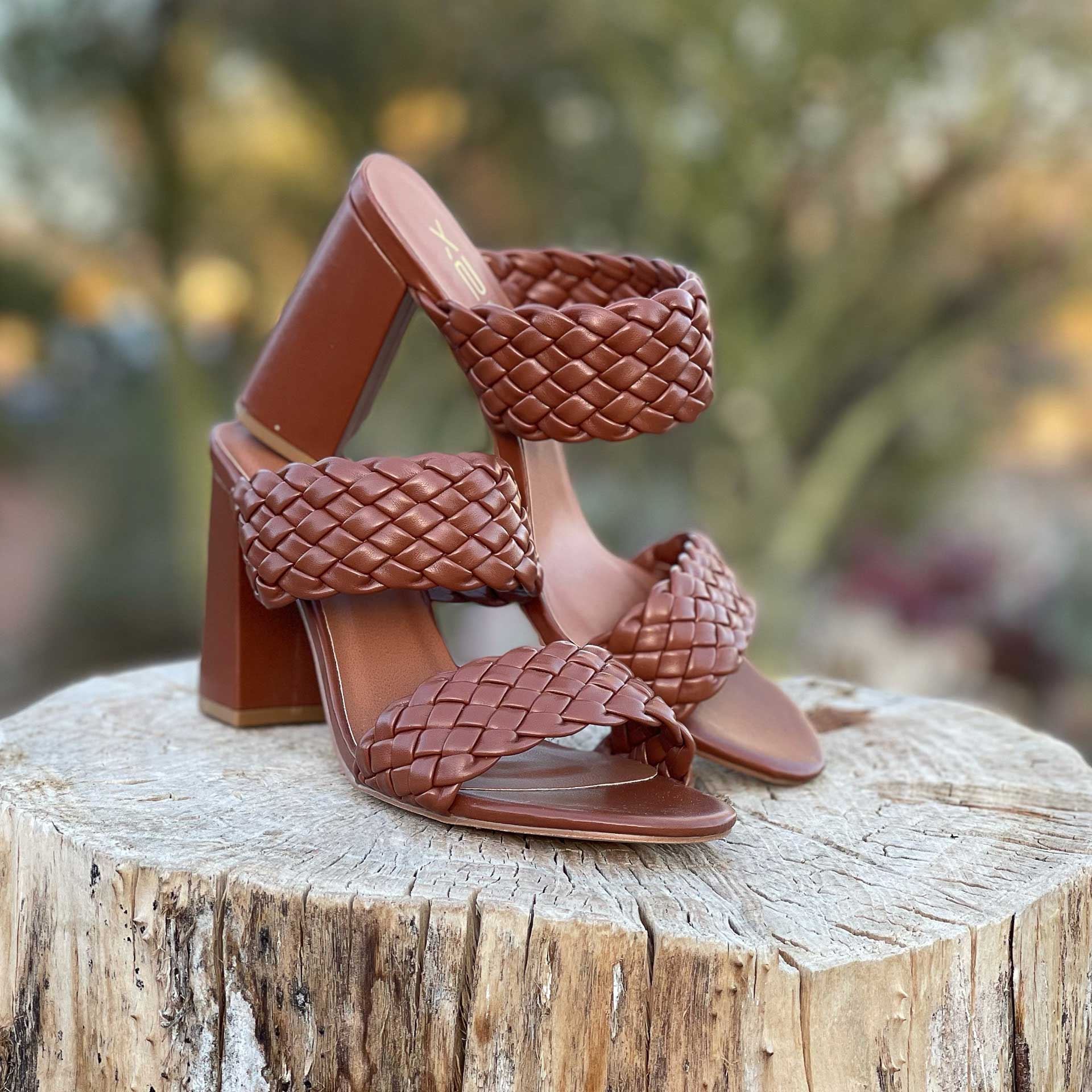 Marilyn Braided Heel (Whiskey)