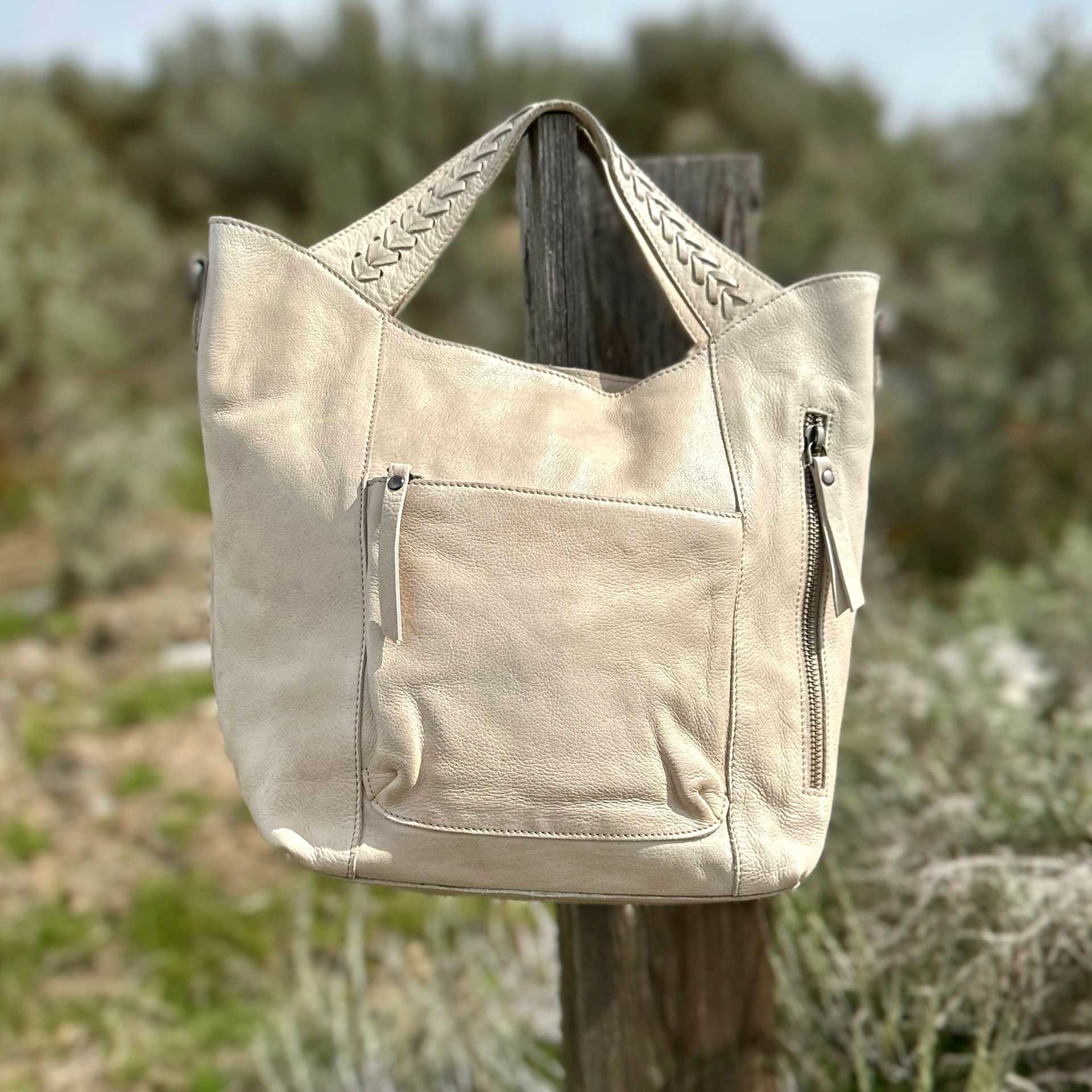 Mason Crossbody Tote (Oat)