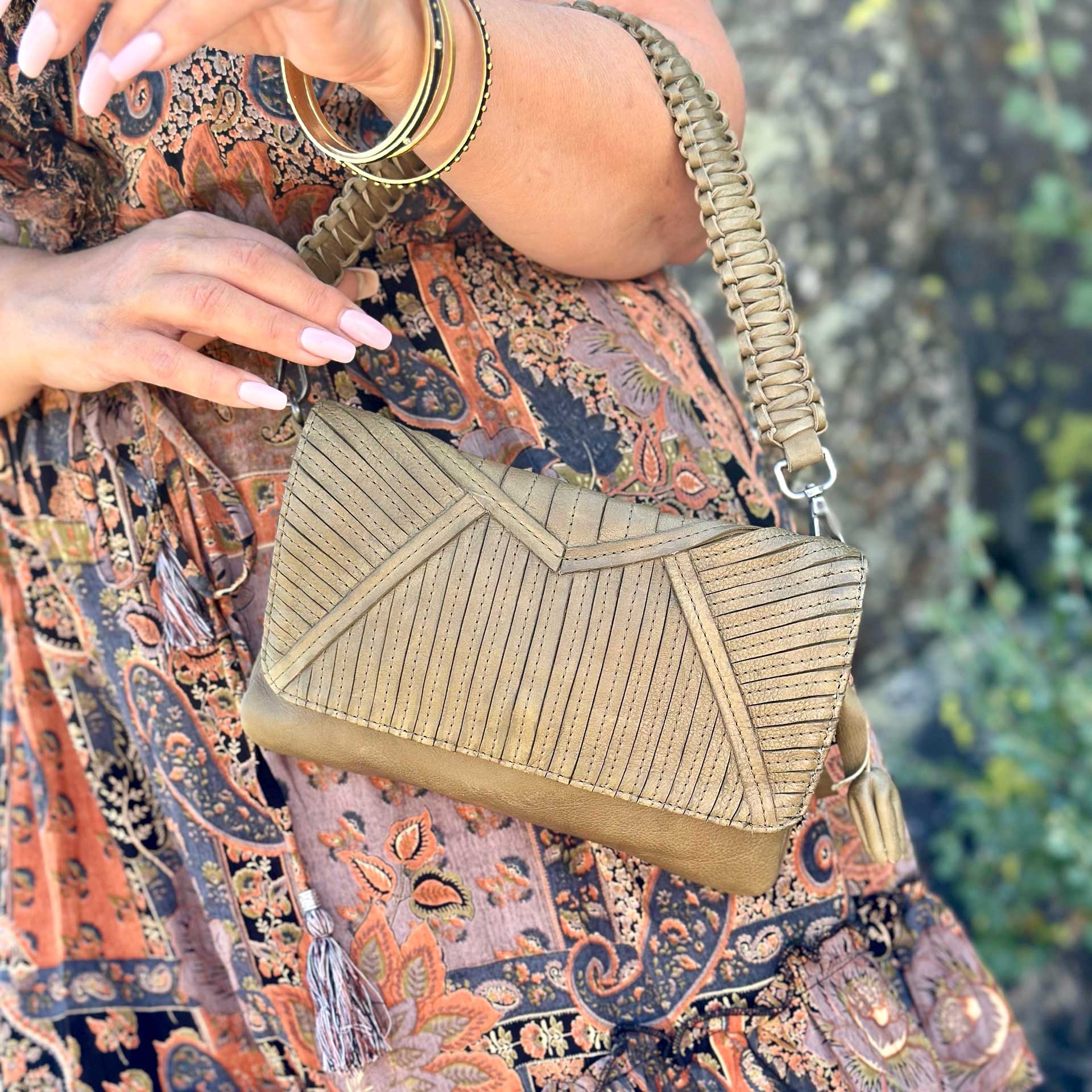 Maximilian Leather Bag (Olive)