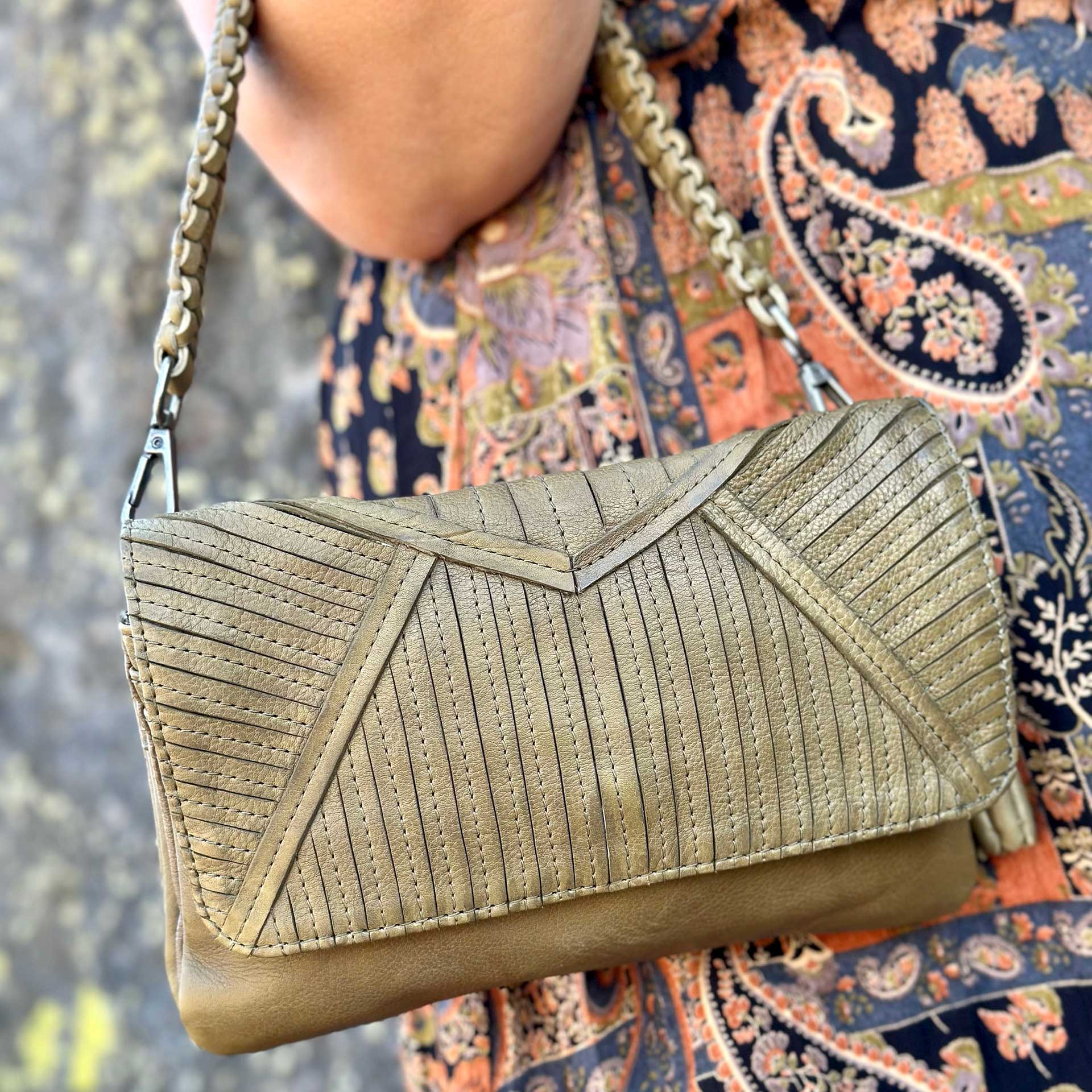 Maximilian Leather Bag (Olive)