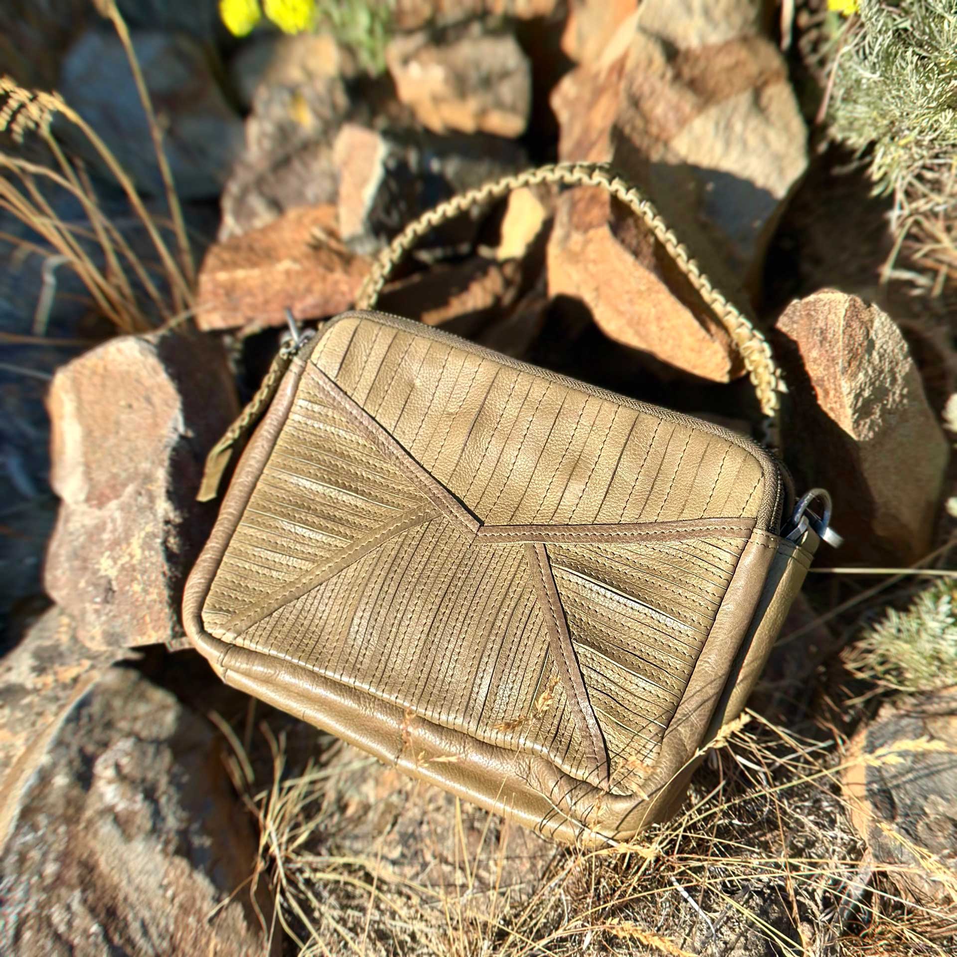 Melrose Leather Bag (Olive)