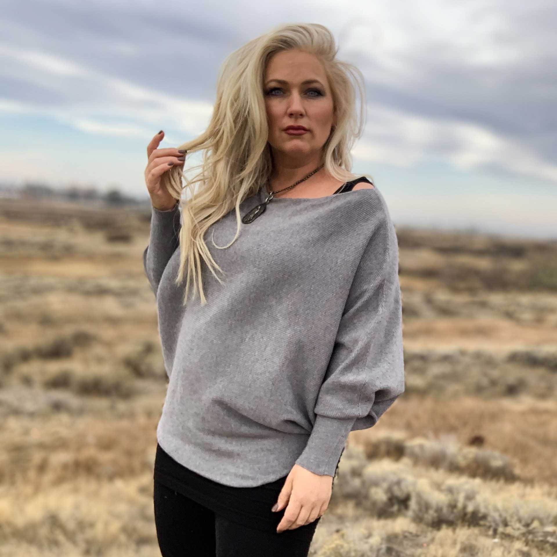 Mia Dolman Sweater (Dove)