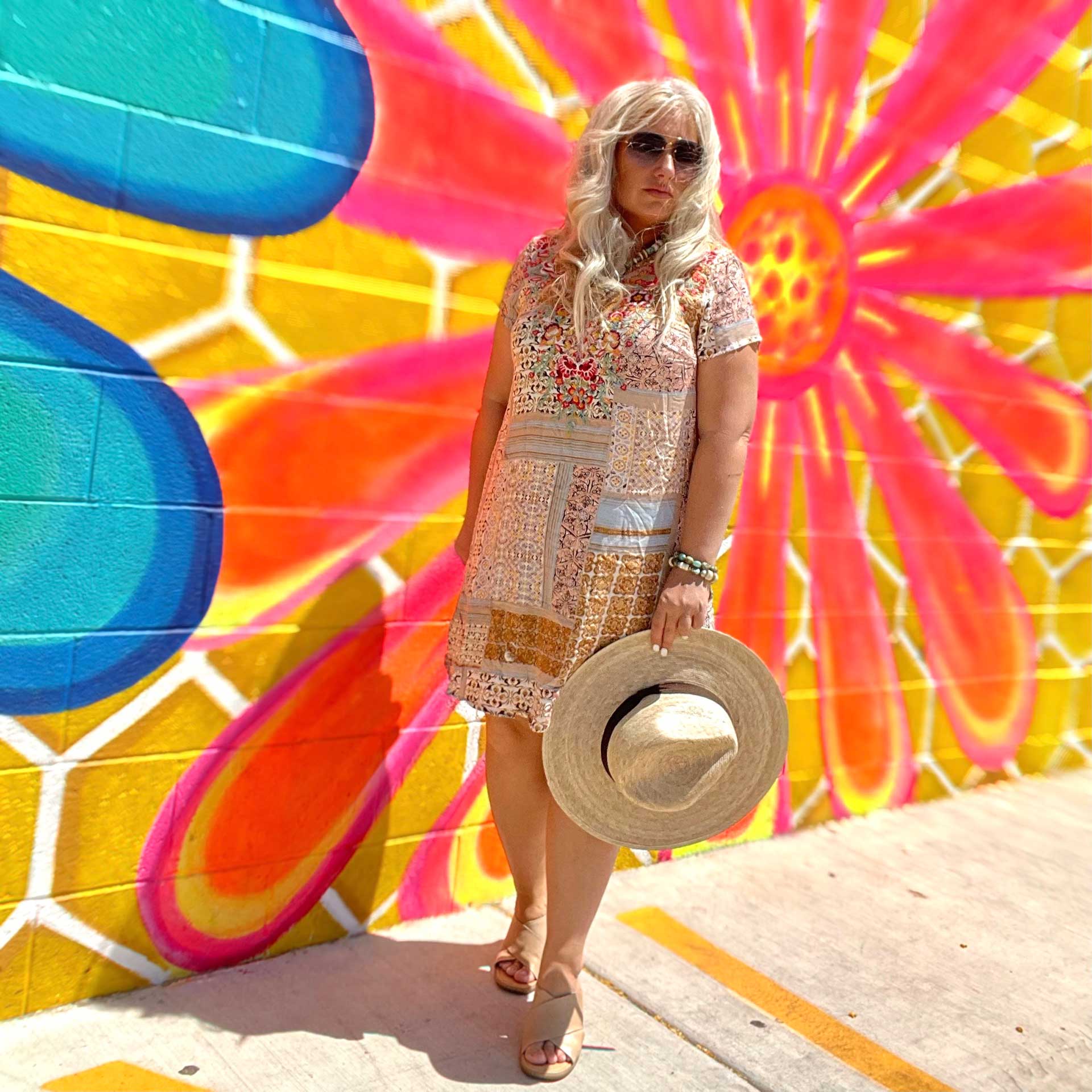 Misty Sunrise Tunic Dress