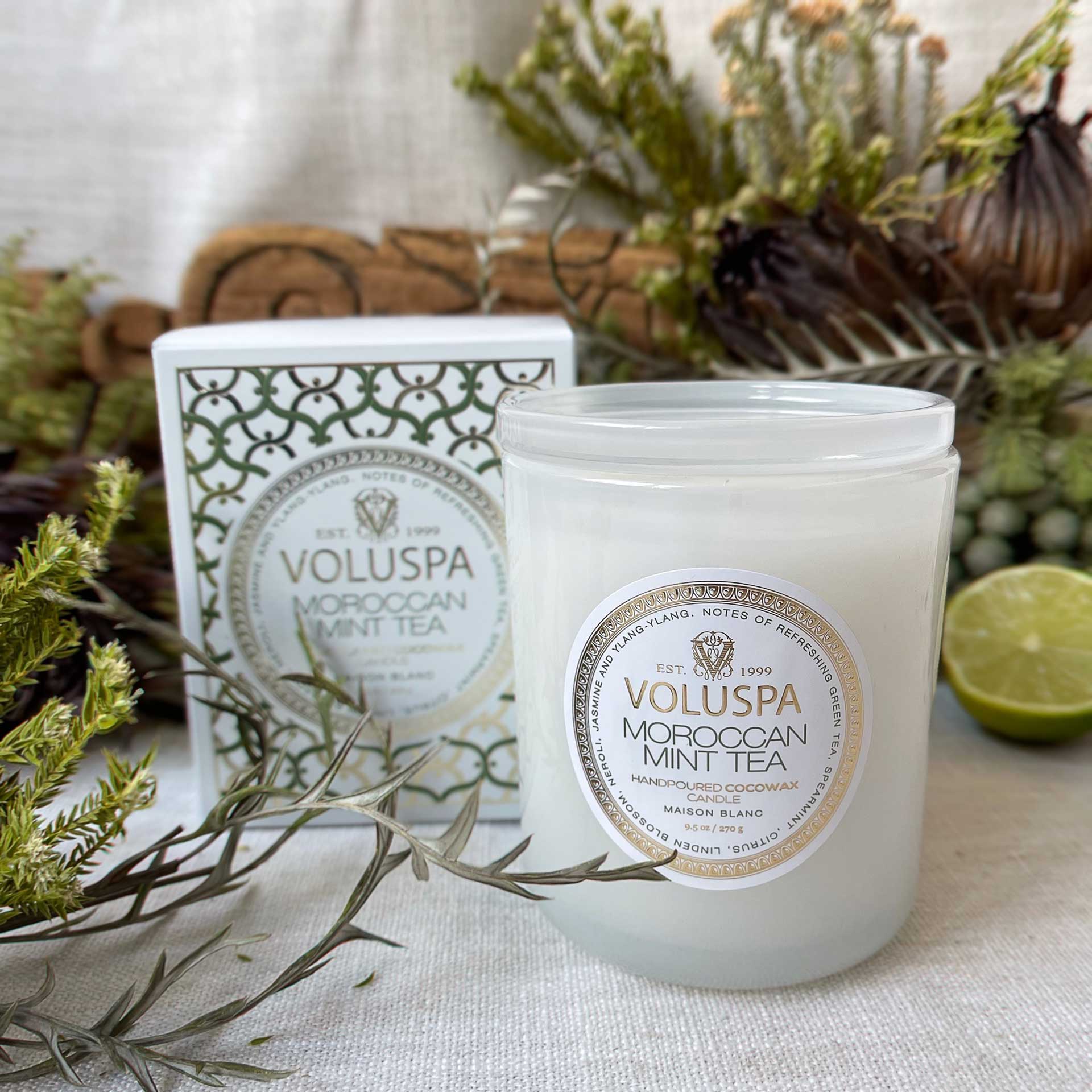 Moroccan Mint Tea Classic Glass Candle