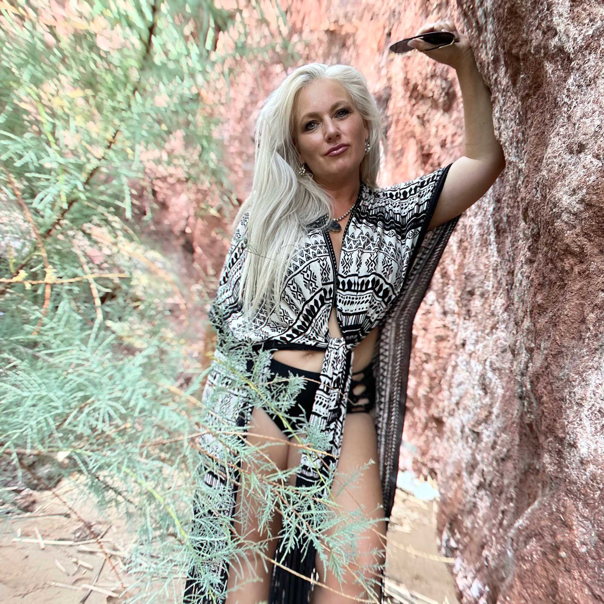 Nightingale Fringe Kimono