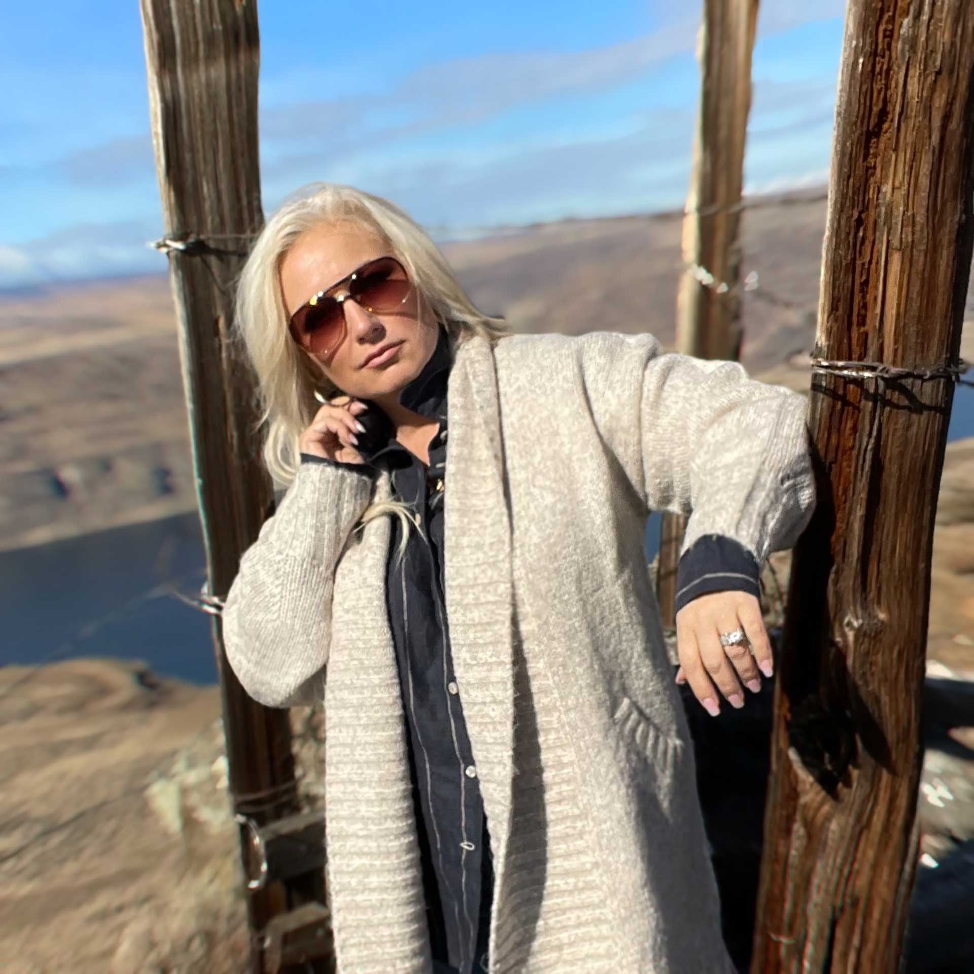 Oatmeal Sweater Cardigan