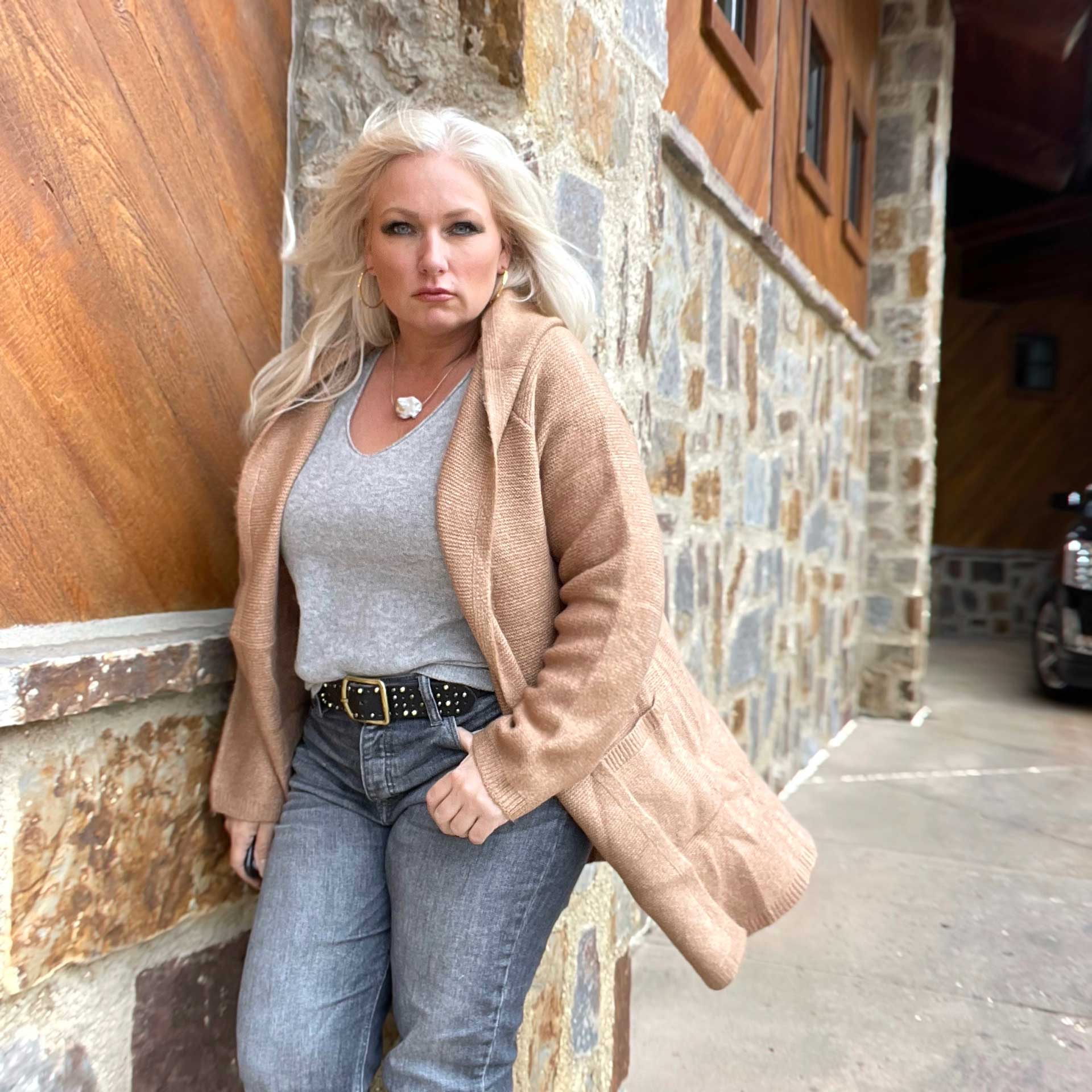 Opal Hooded Cardigan