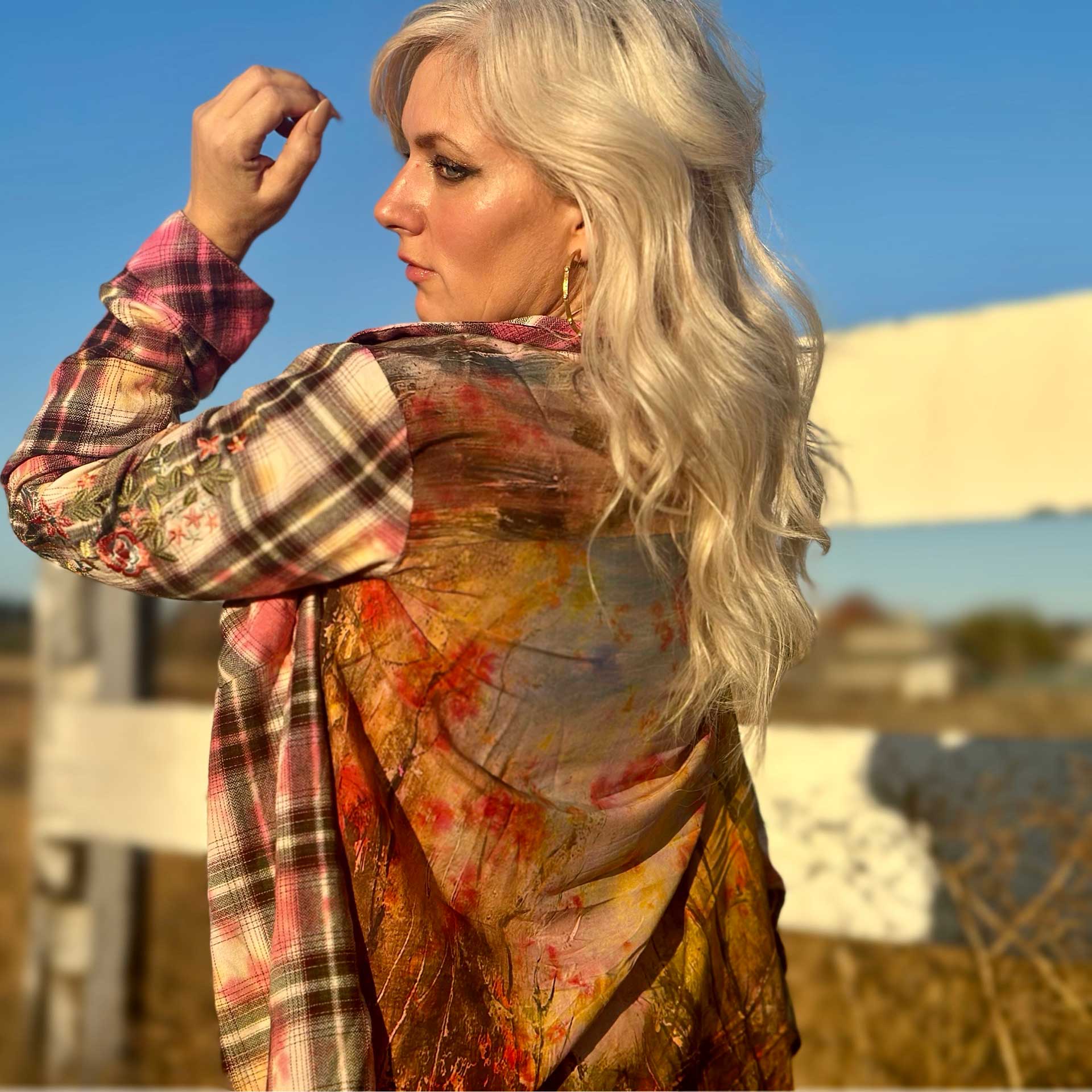 Painter's Smock Plaid Shirt