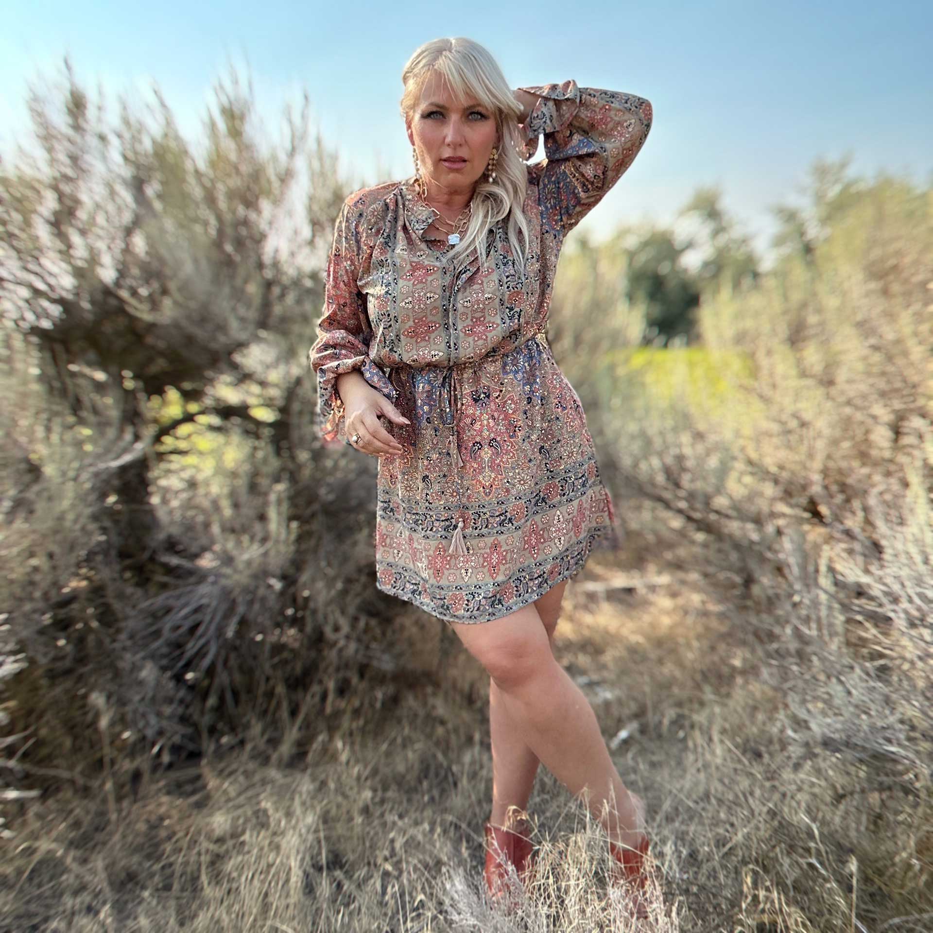 Paisley Poet Tunic Dress