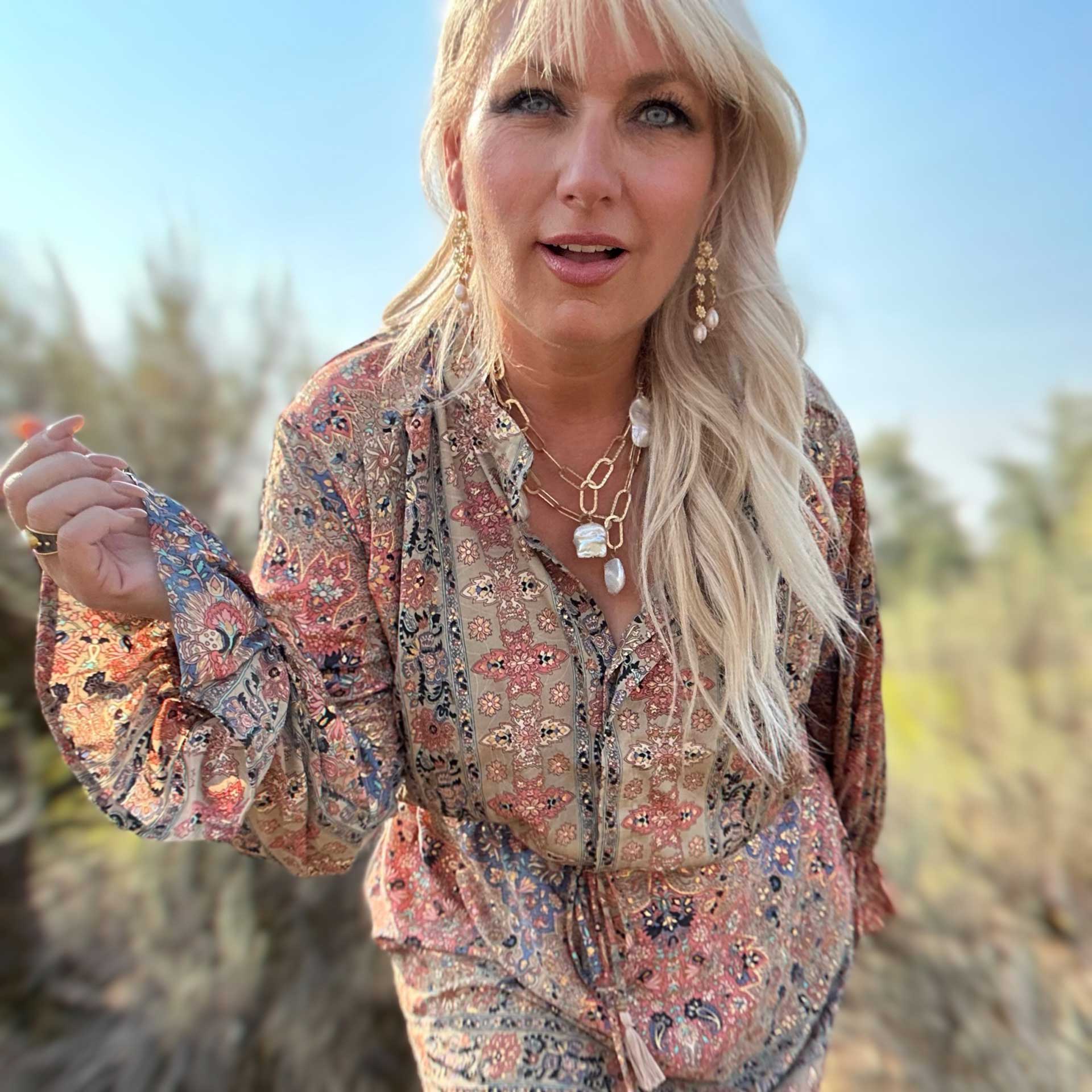 Paisley Poet Tunic Dress