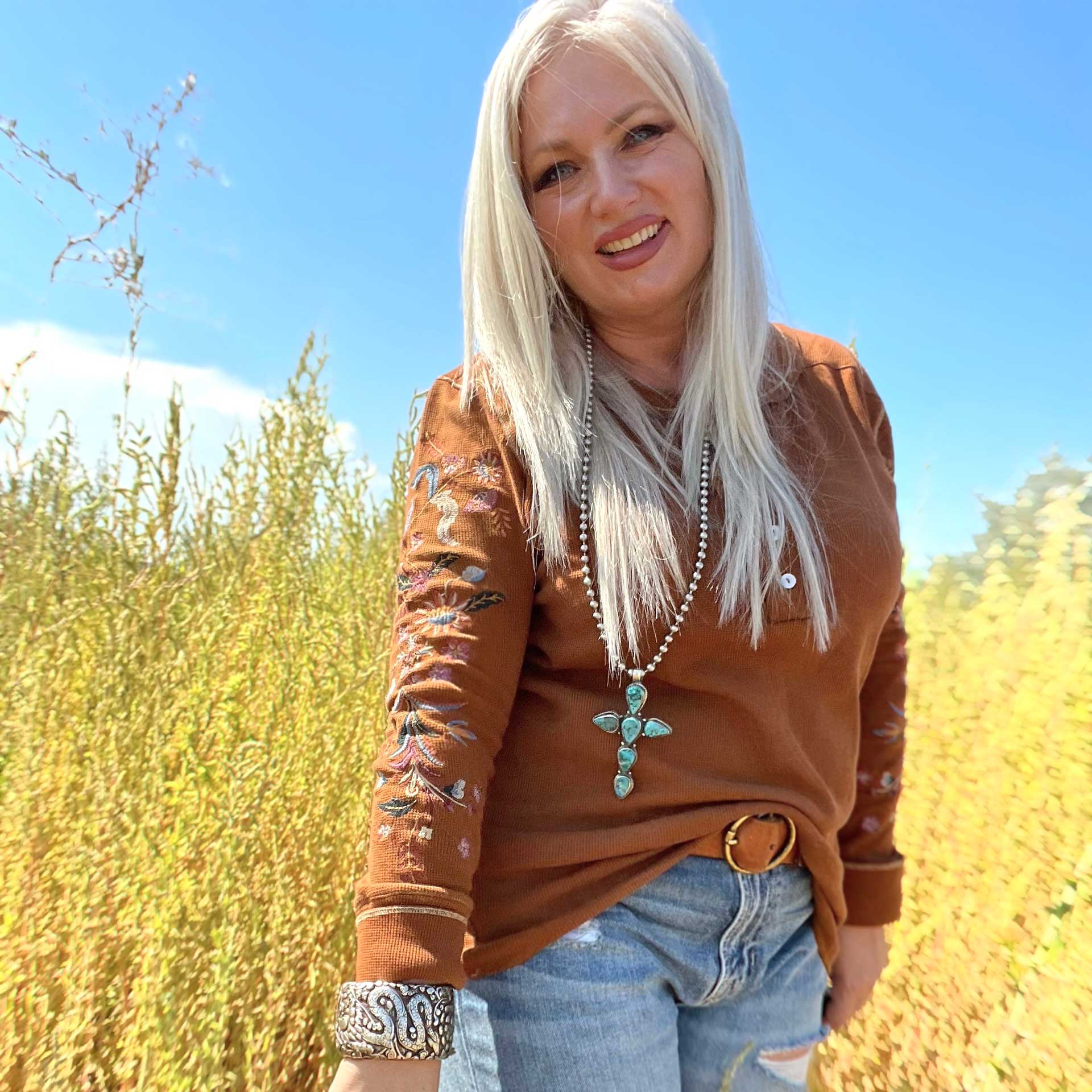 Palo Santo Thermal Henley (Honey)