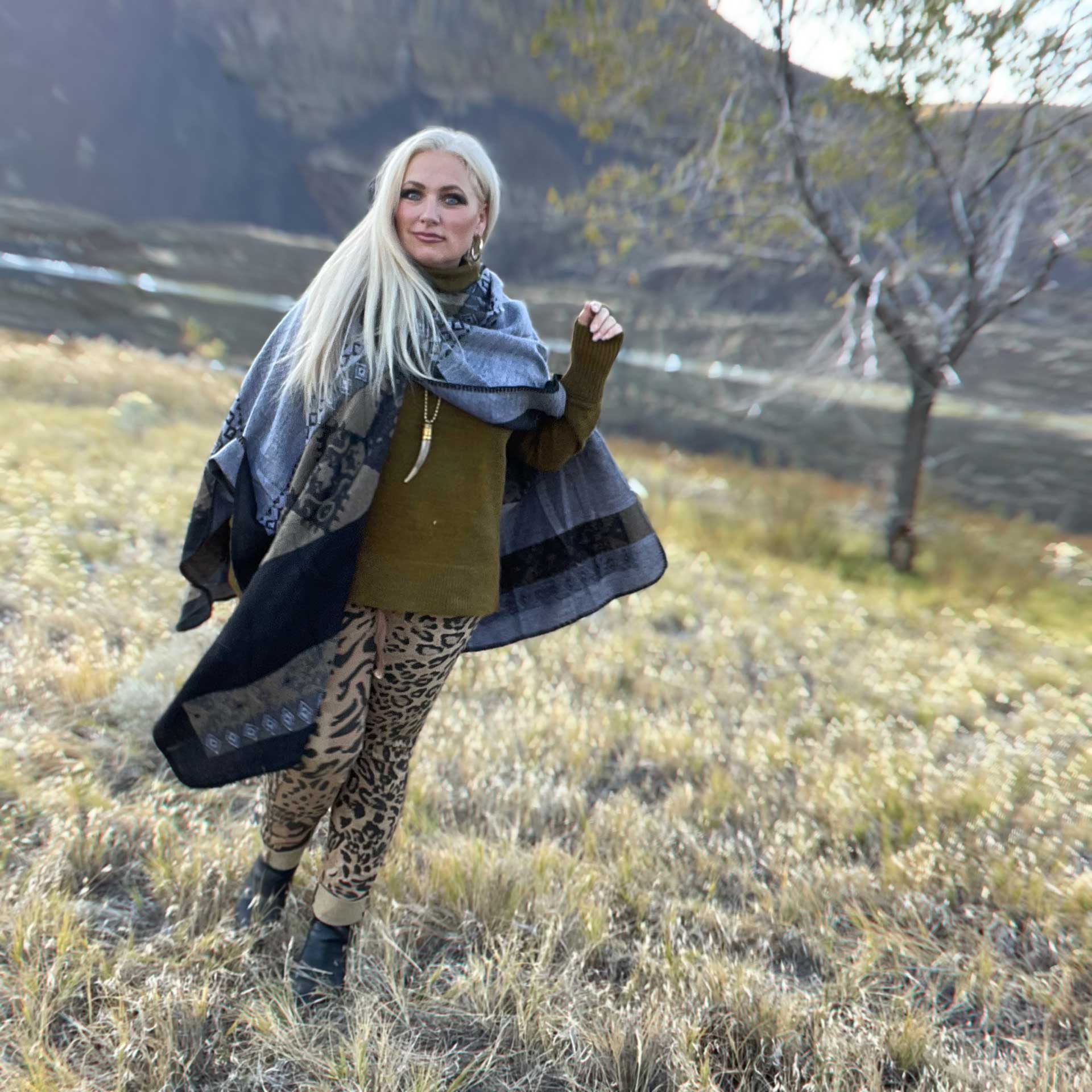 Paloma Cheetah Jogger (Camel)