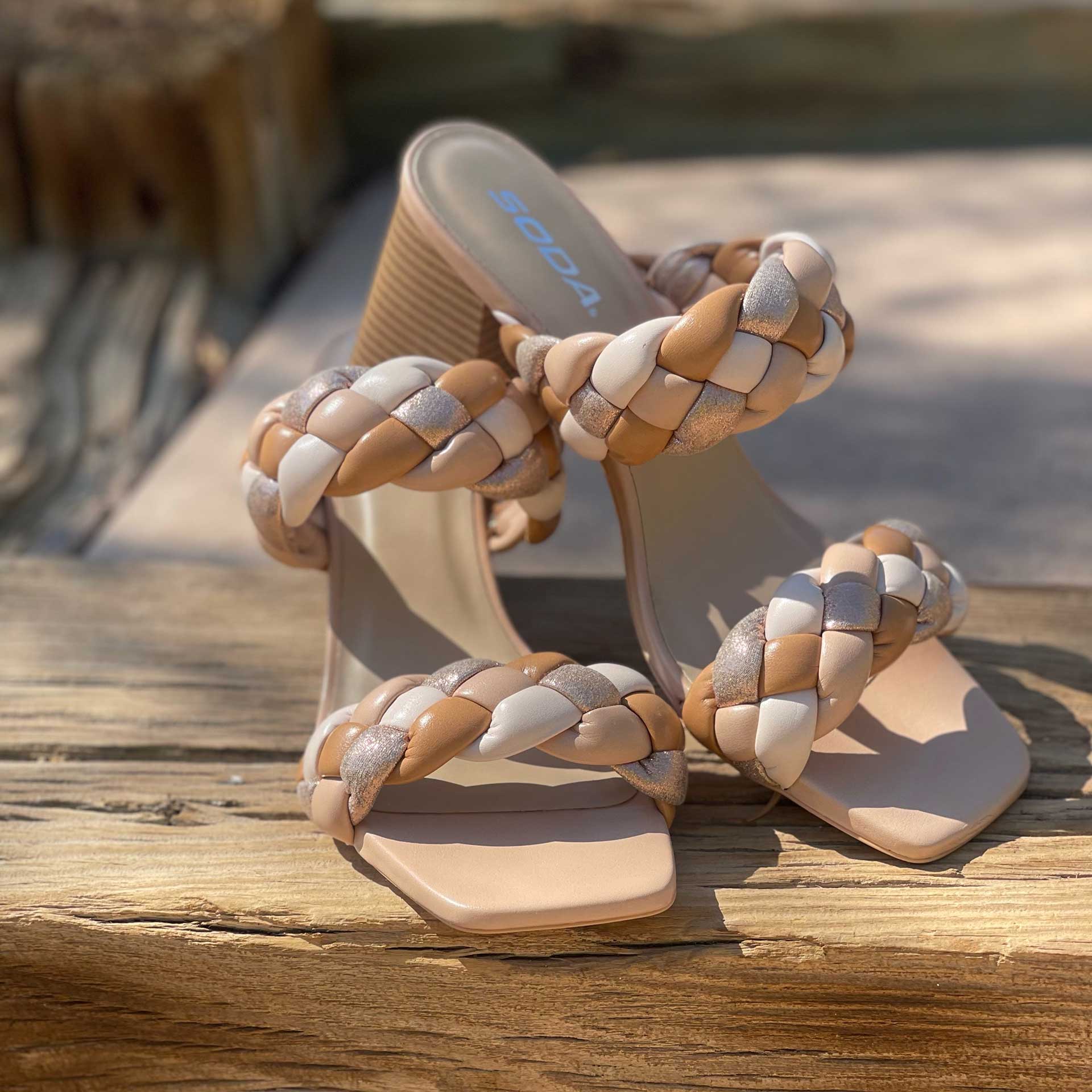 Paris Braided Heels