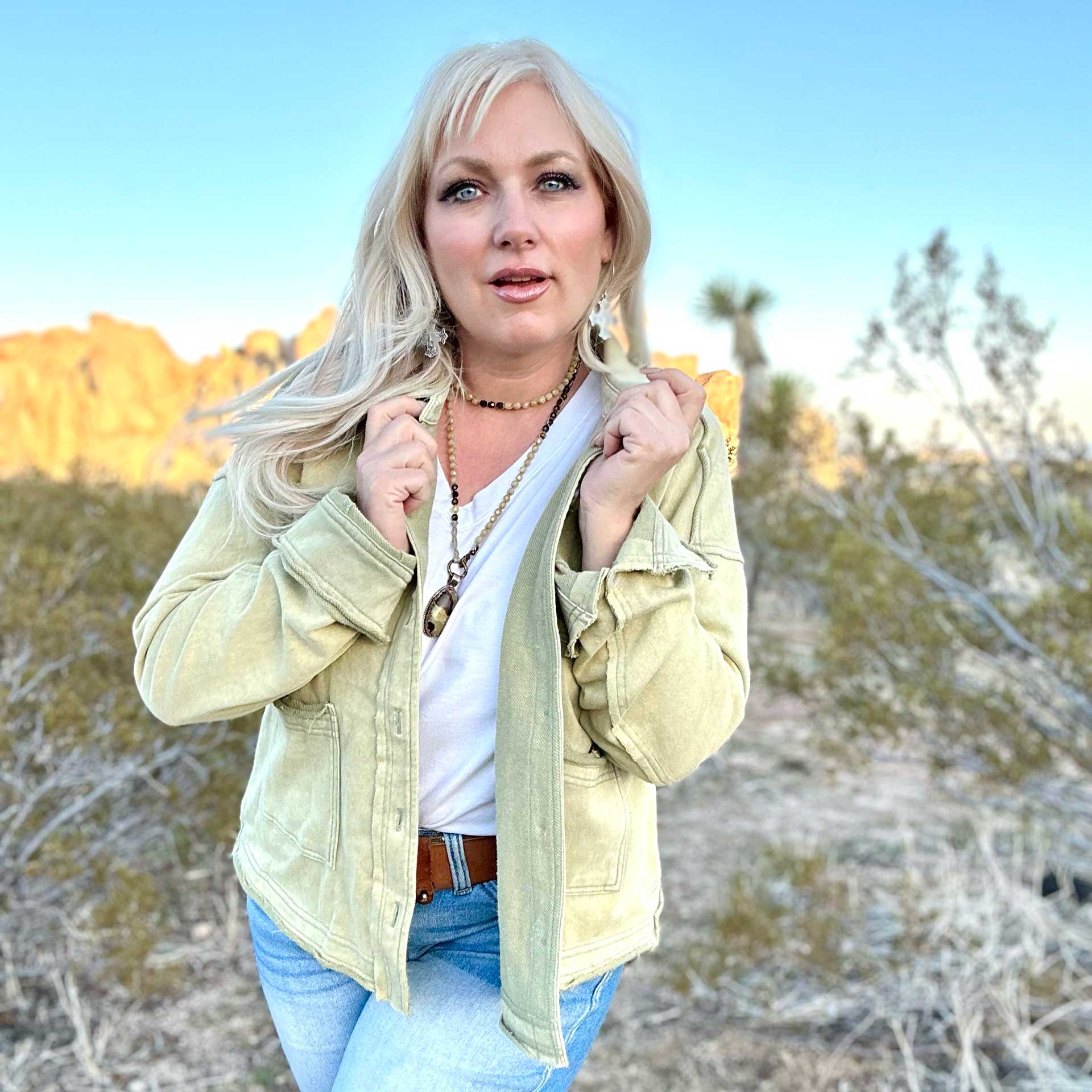 Quinn Vintage Wash Jacket