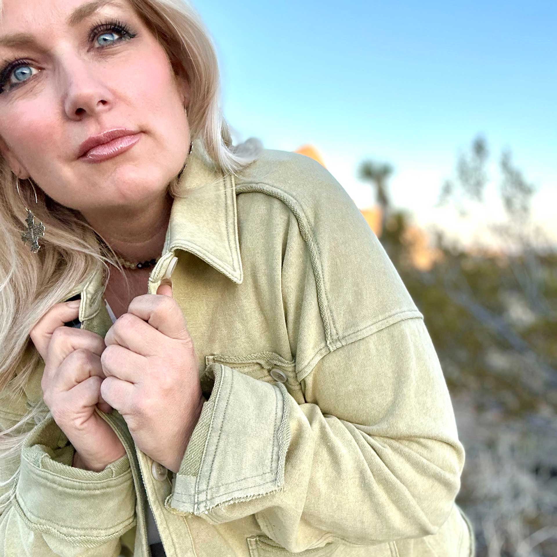 Quinn Vintage Wash Jacket