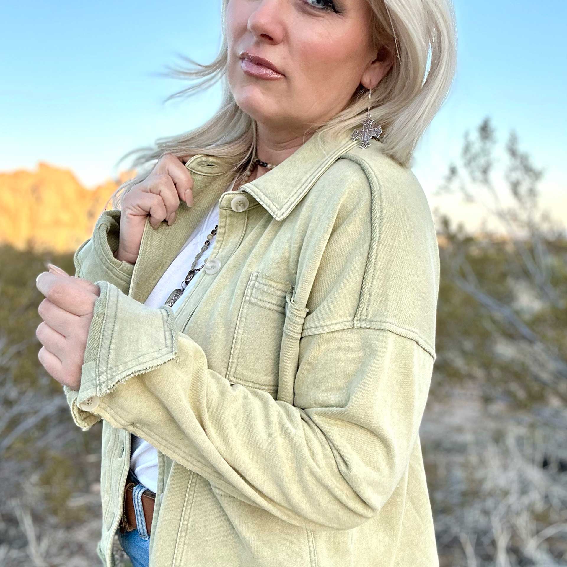 Quinn Vintage Wash Jacket