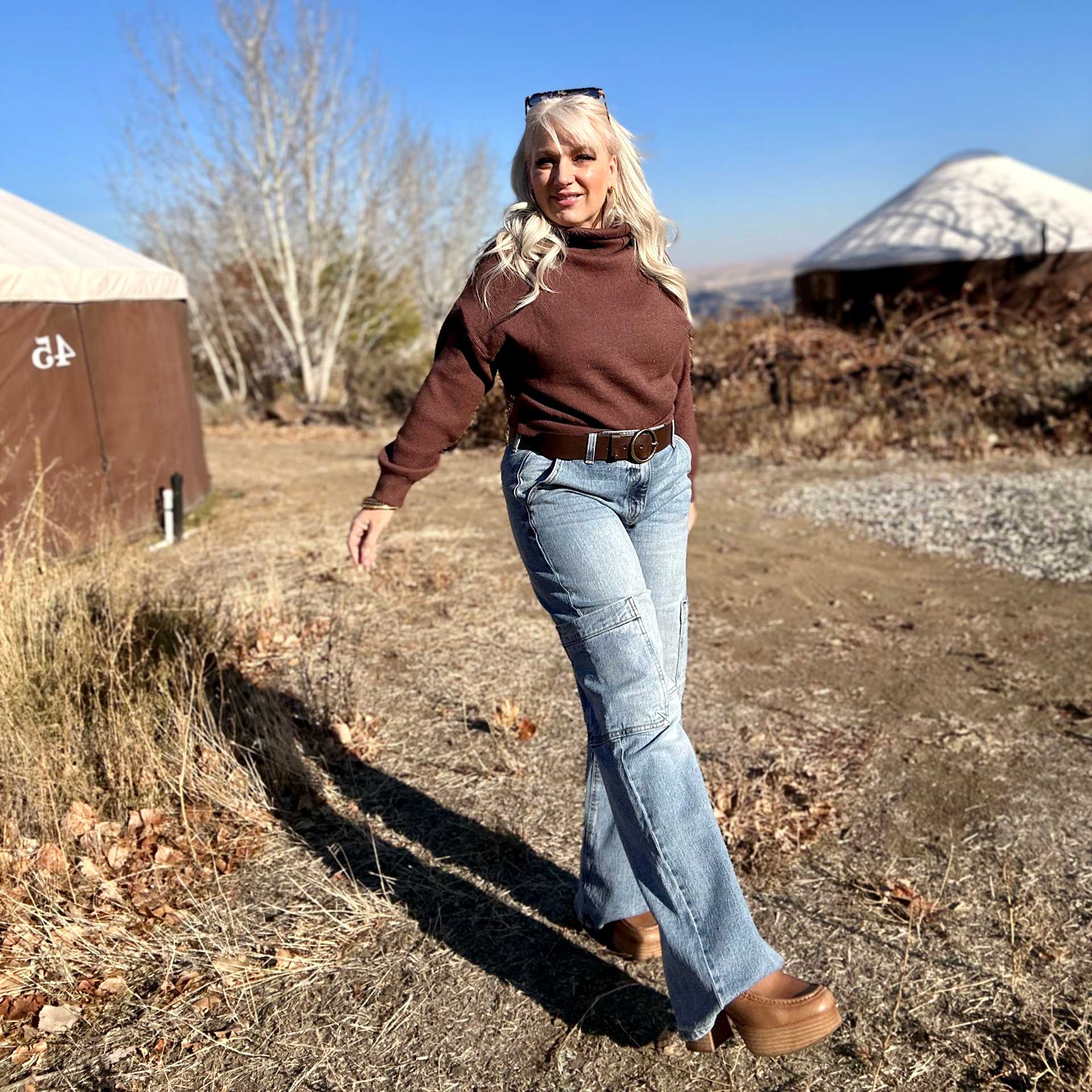 Rebel Wide Leg Cargo Jeans