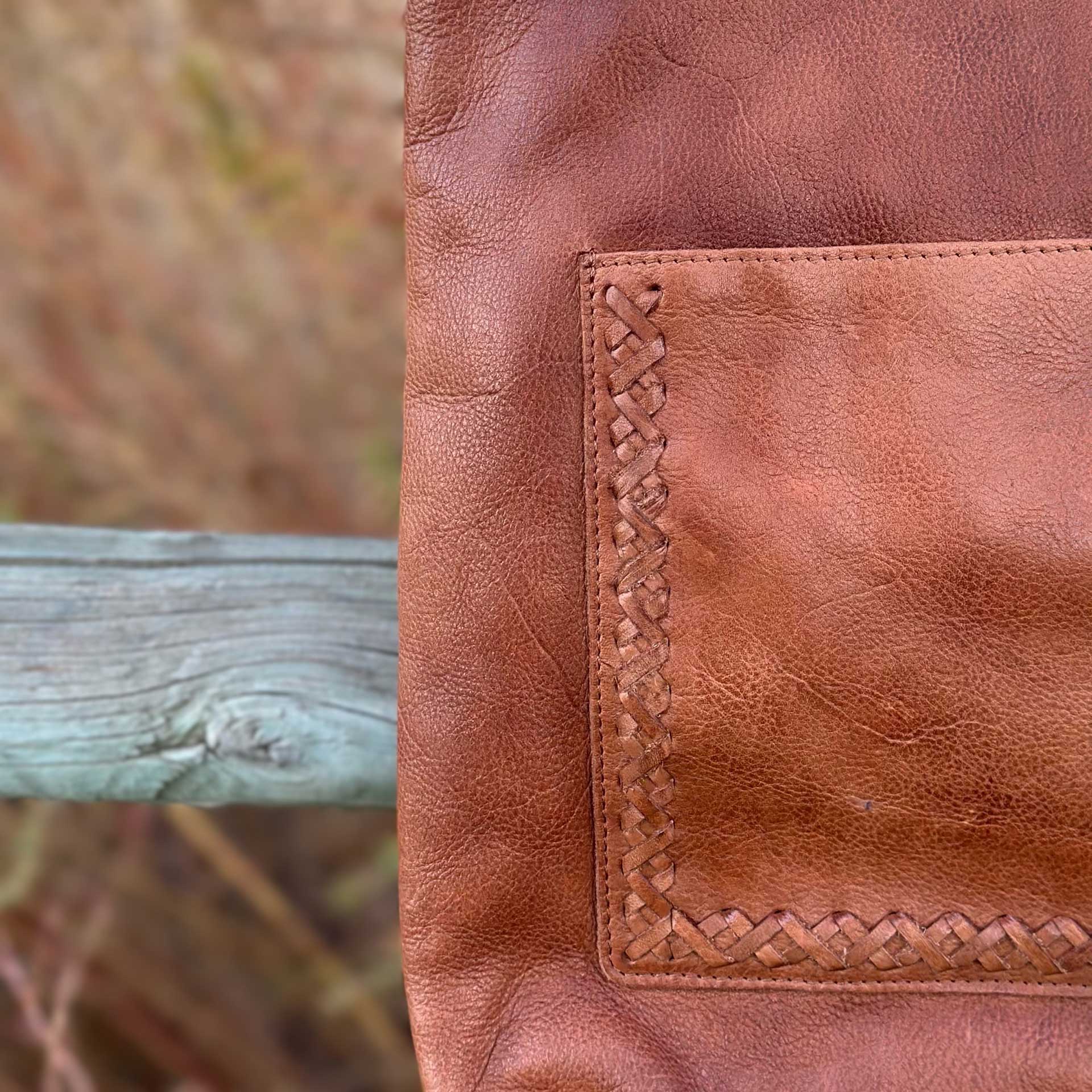 Renee Leather Tote (Cognac)