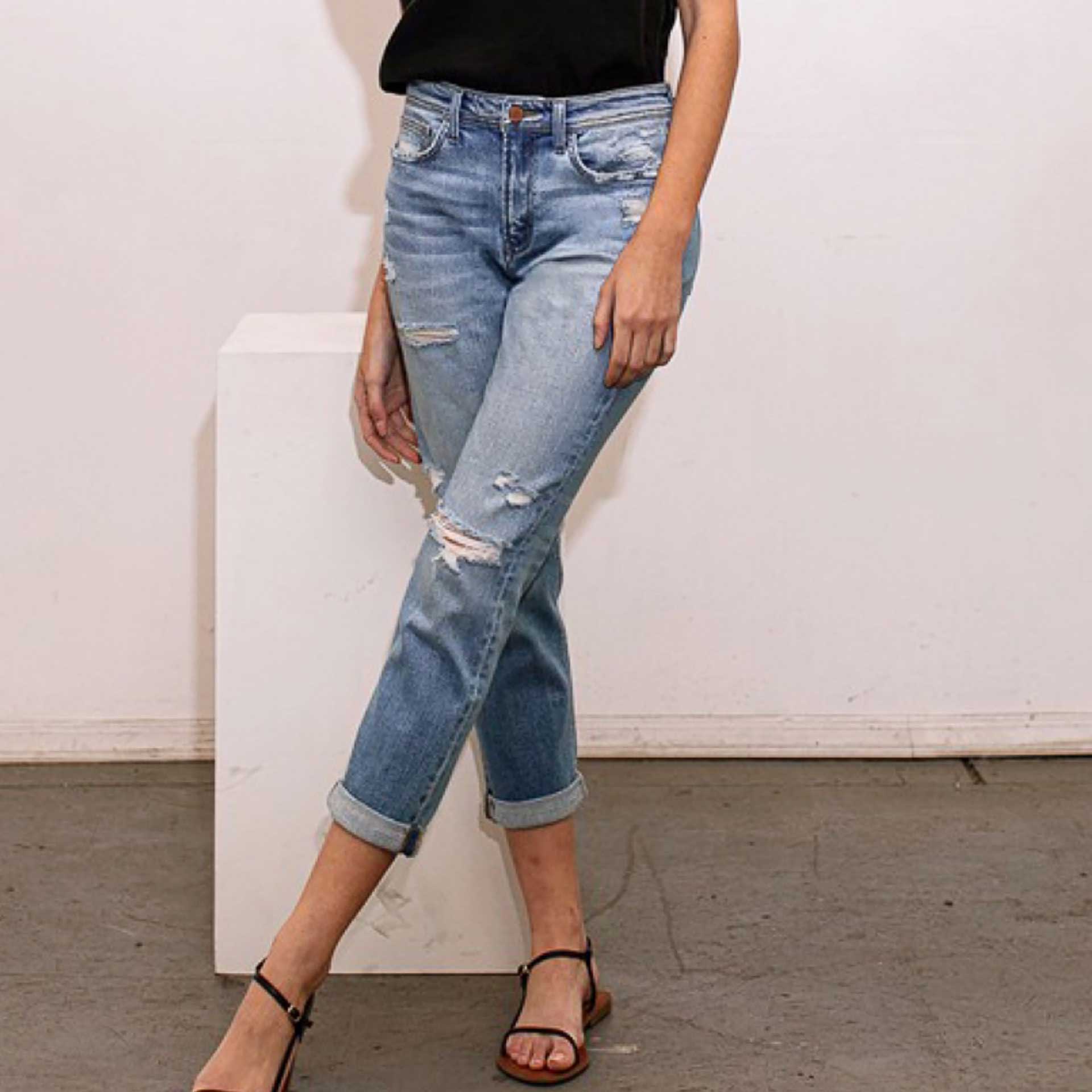 Riptide Highrise Boyfriend Jean