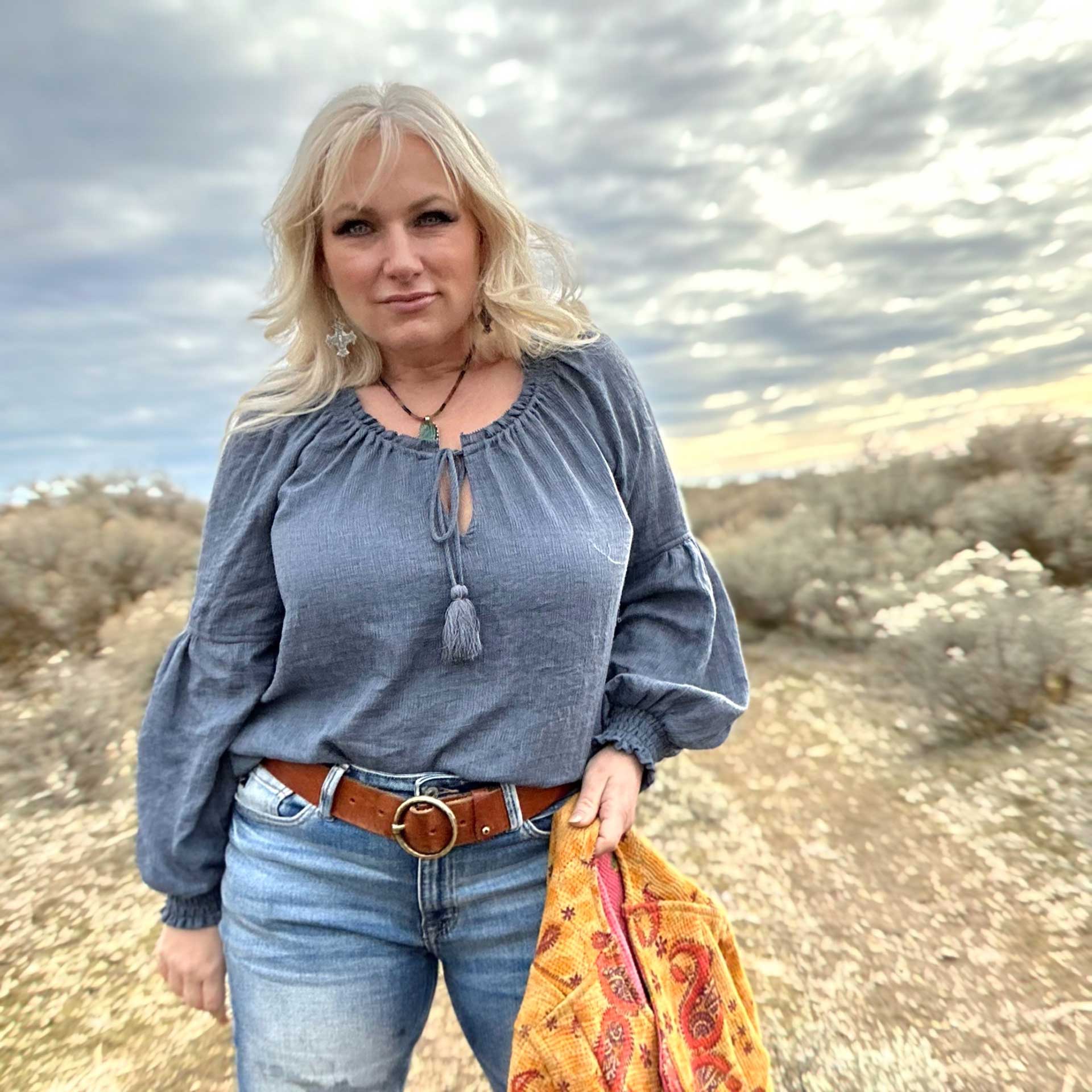 Riverside Poet Blouse