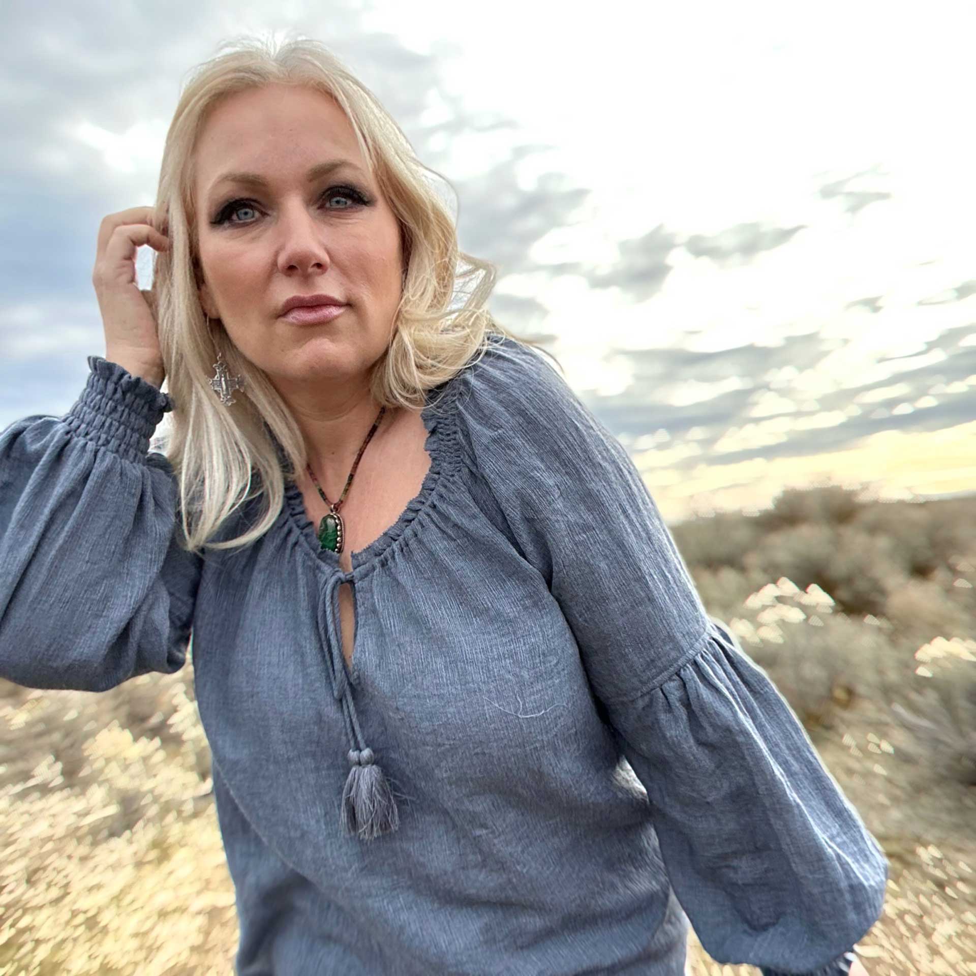 Riverside Poet Blouse