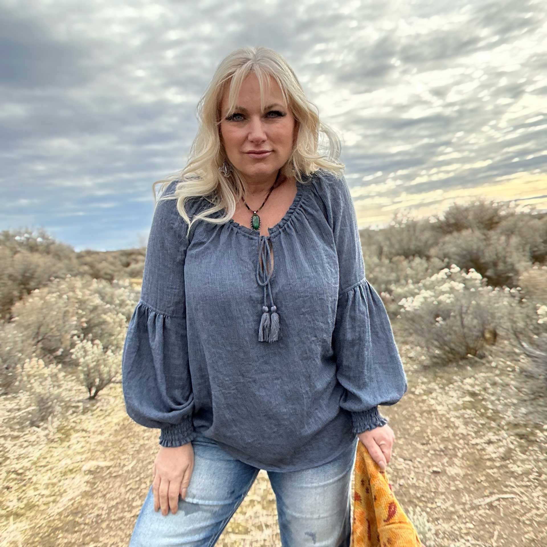 Riverside Poet Blouse