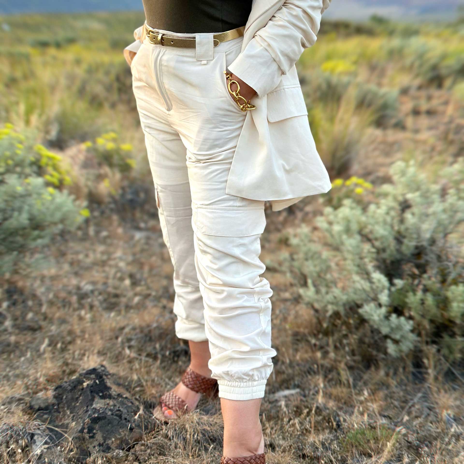 Saint Cargo Pants (Ivory)